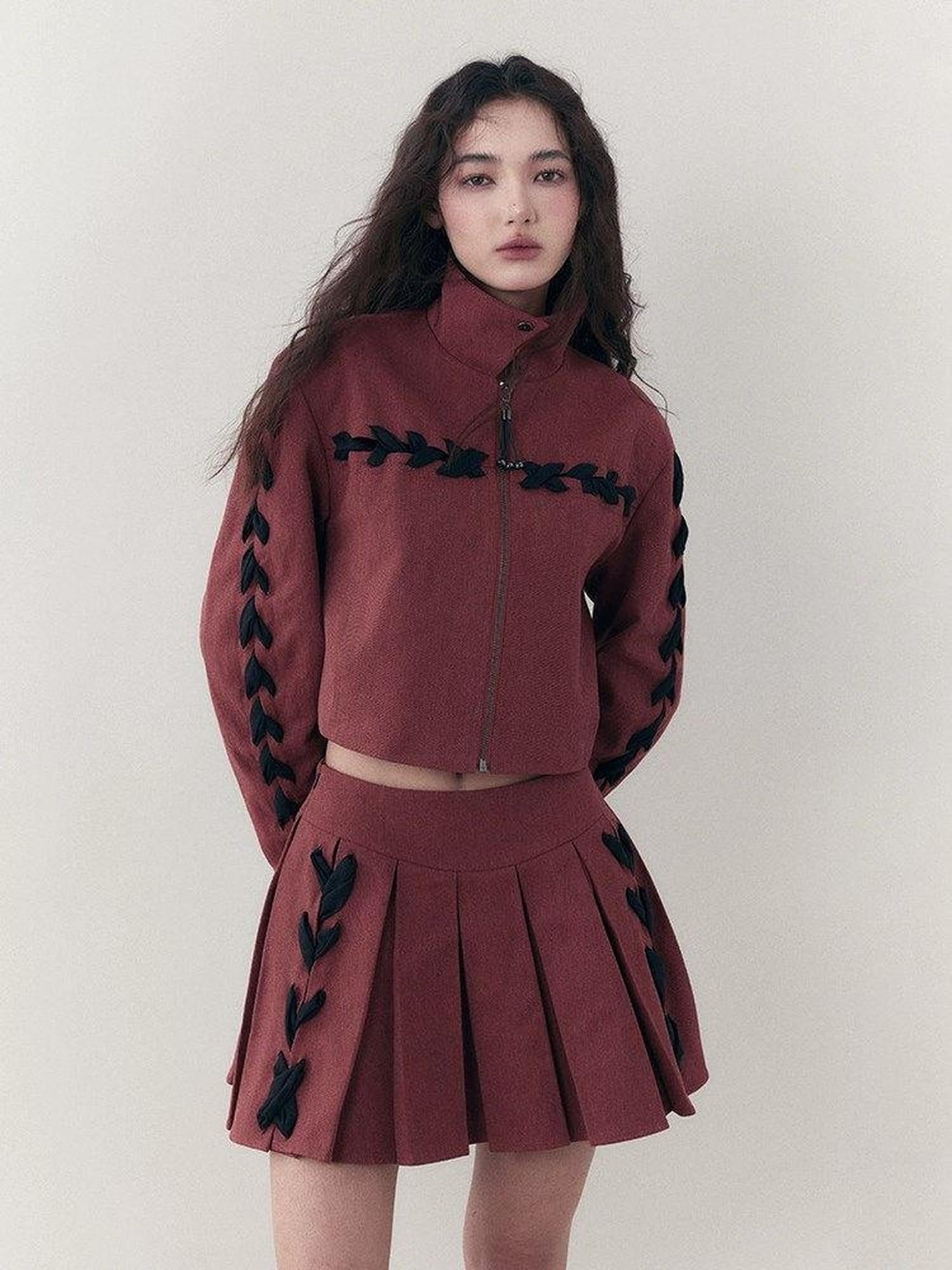 AnnoMundi High Waist Cotton Comfort Casual Flare Pants And Jacket Women Suit