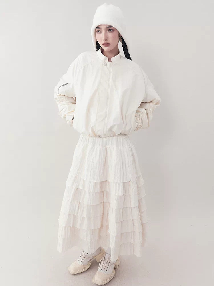 AnnoMundi High Waist Cotton Comfort Casual Flare Pants And Jacket Women Suit