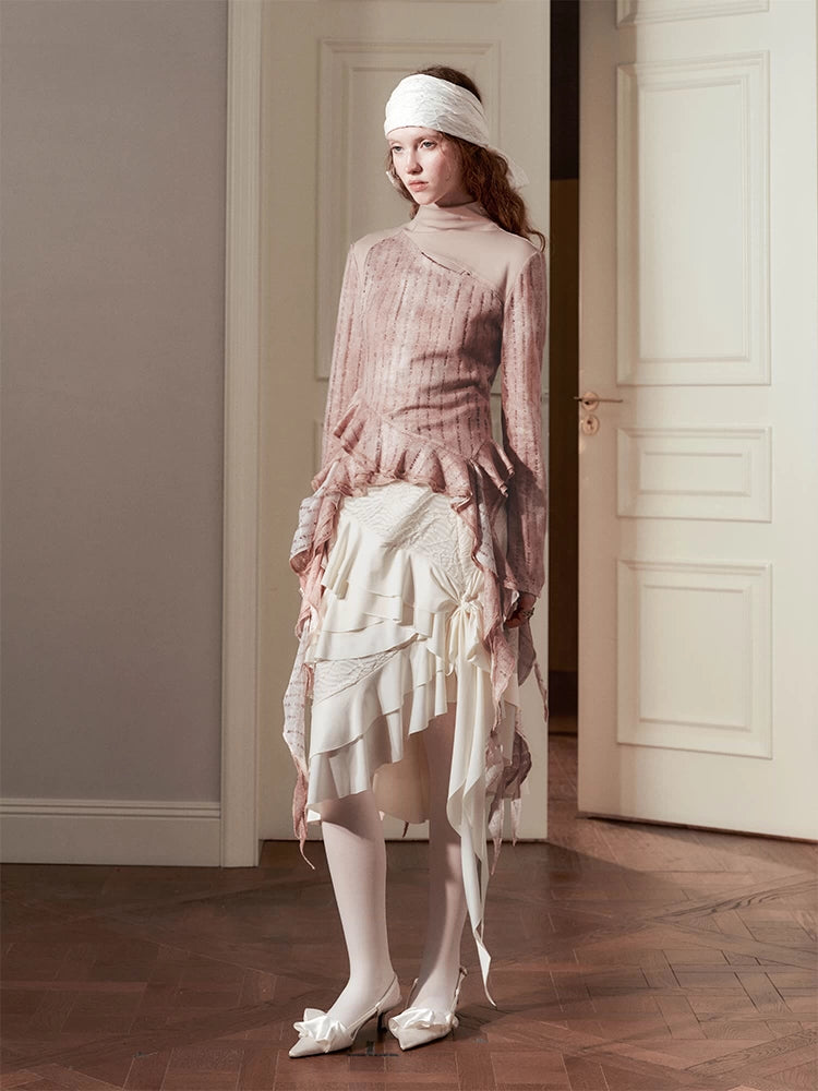 AnnoMundi_Irregular_Ruffle_Knit_V_Neck_T_Shirt_Long_Sleeve_Top_MISSTT