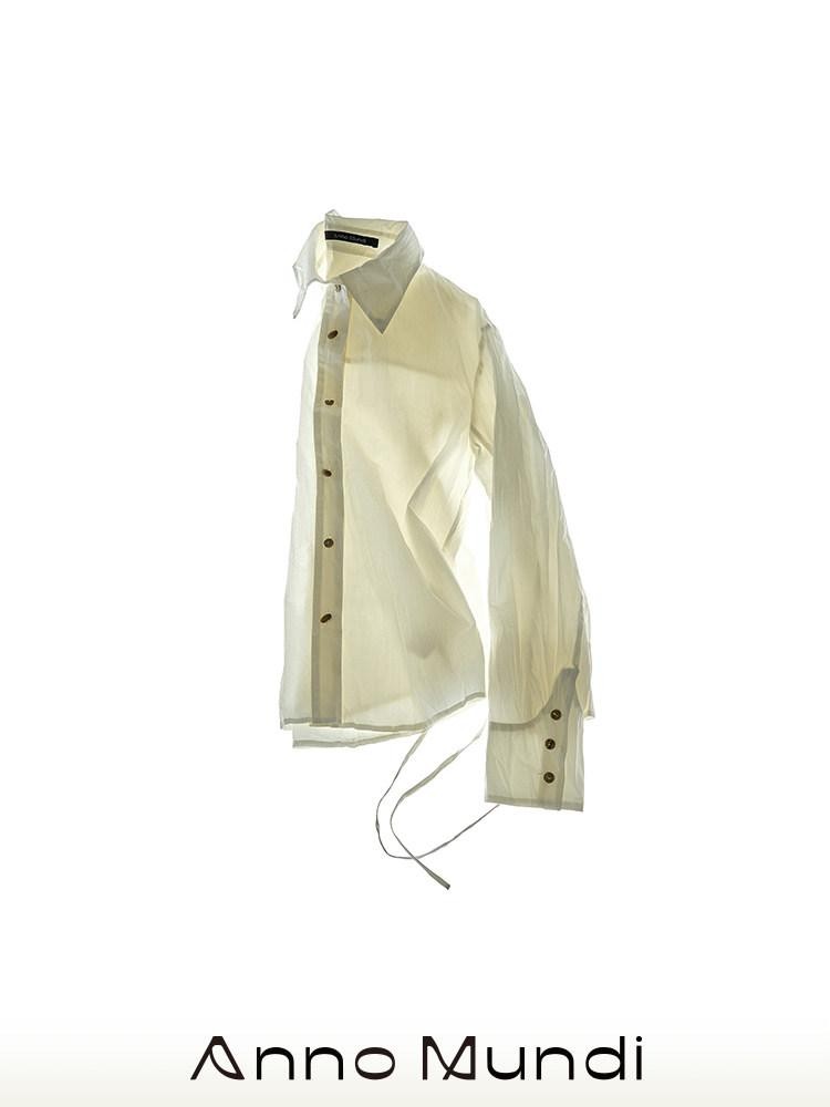 AnnoMundi Ivory 3d Pressed Pleats Adjustable Waist Women&