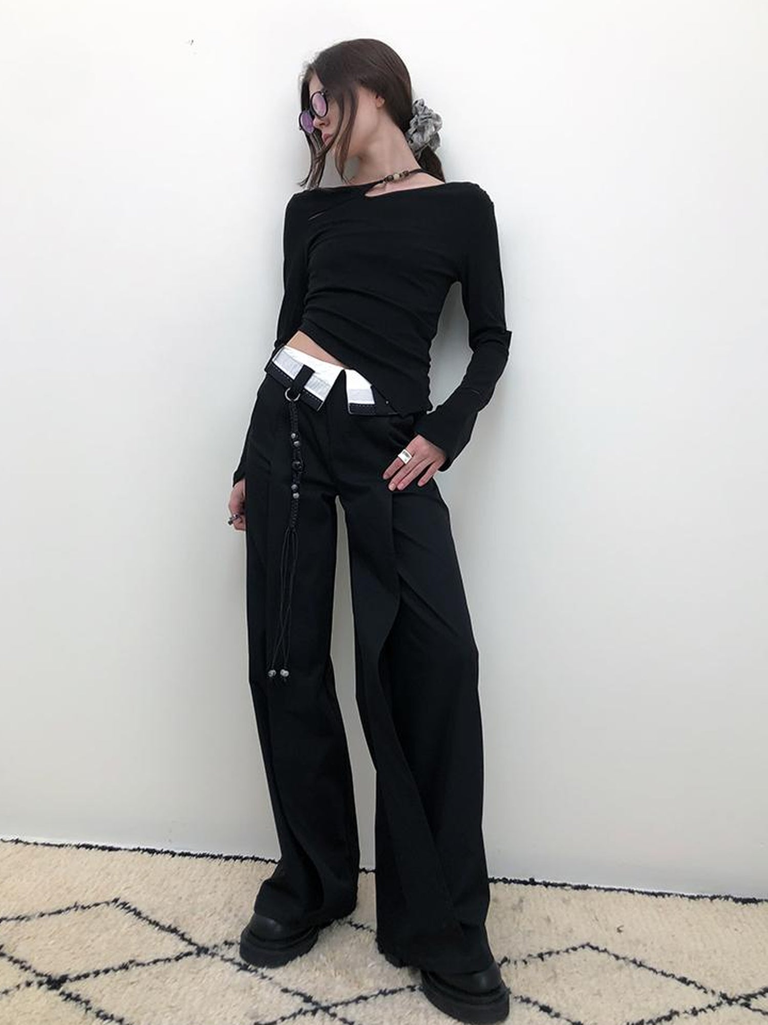AnnoMundi Lace Knit Spring Sculptural Top