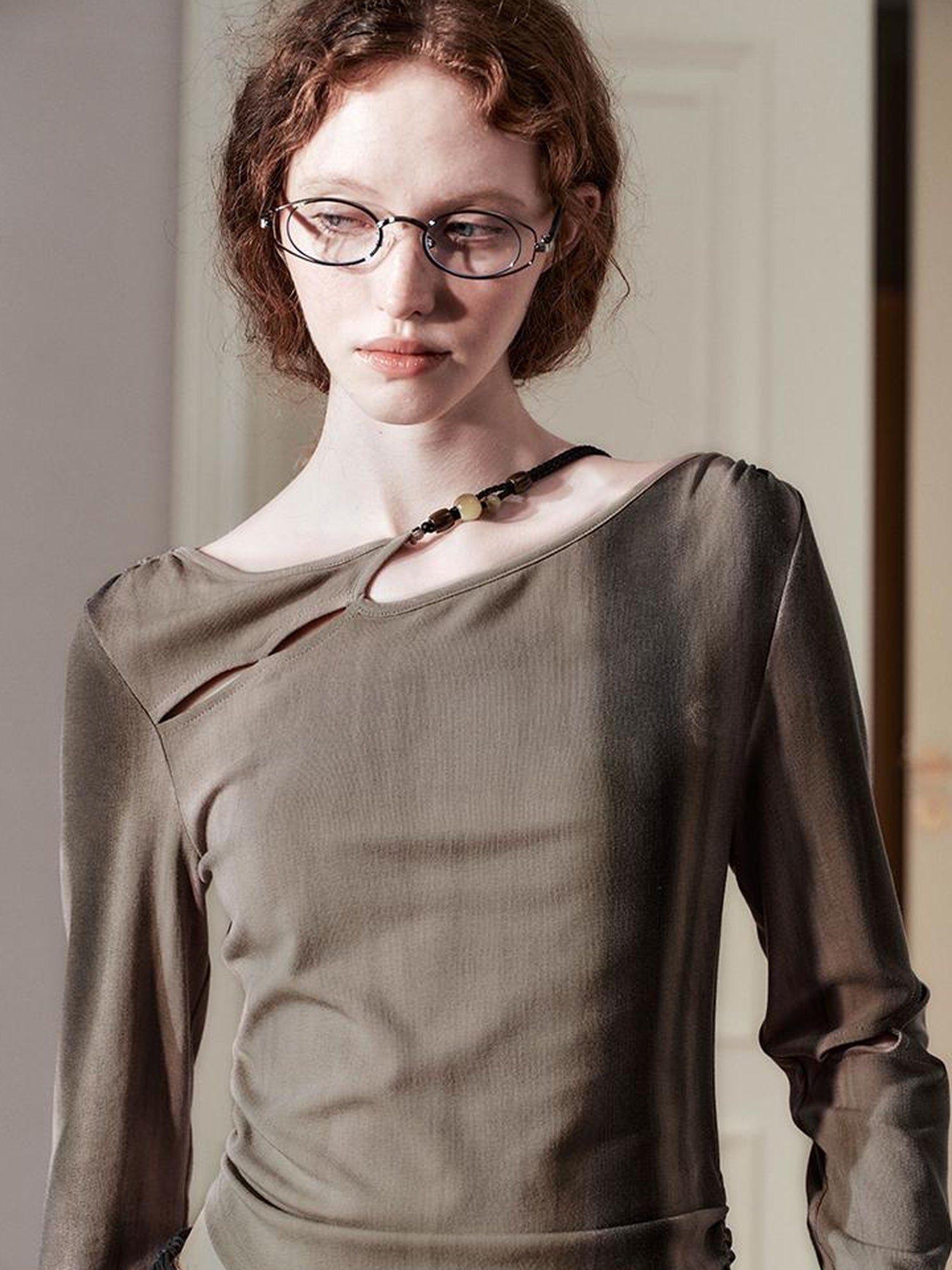 AnnoMundi Lace Knit Spring Sculptural Top