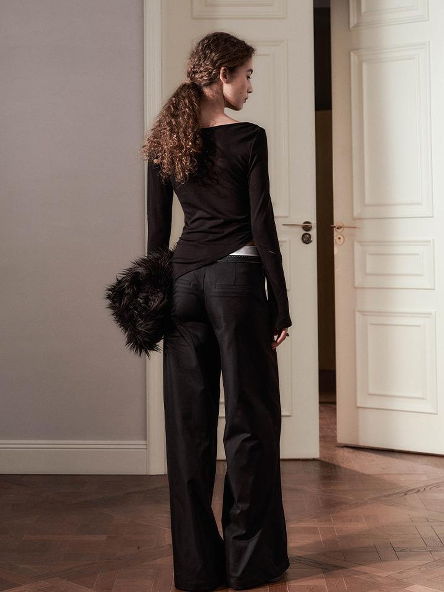 AnnoMundi Lace Knit Spring Sculptural Top