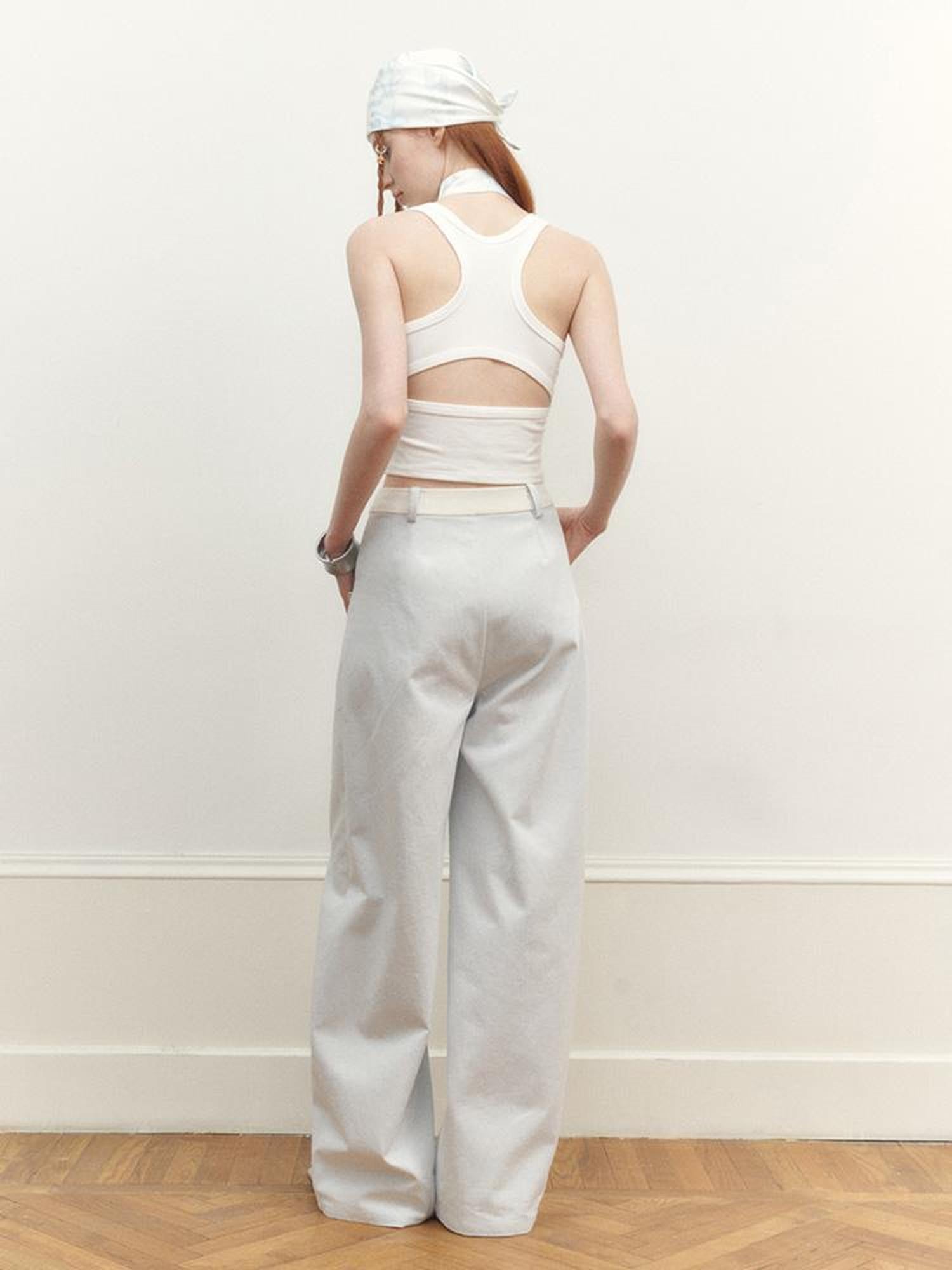 AnnoMundi Lace Weave Silk Like Print Scarf Bandana