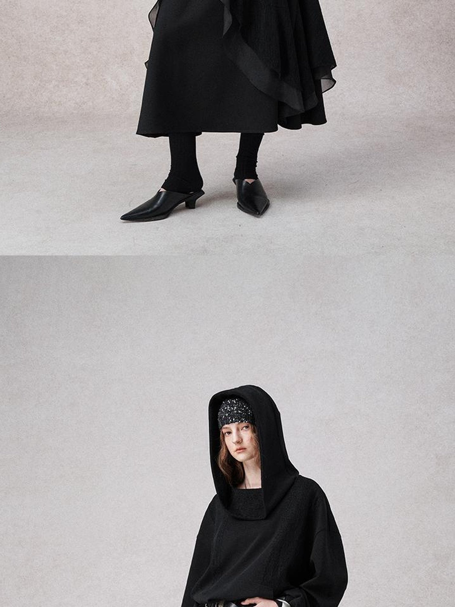 AnnoMundi Layered A Line Sheer Skirt