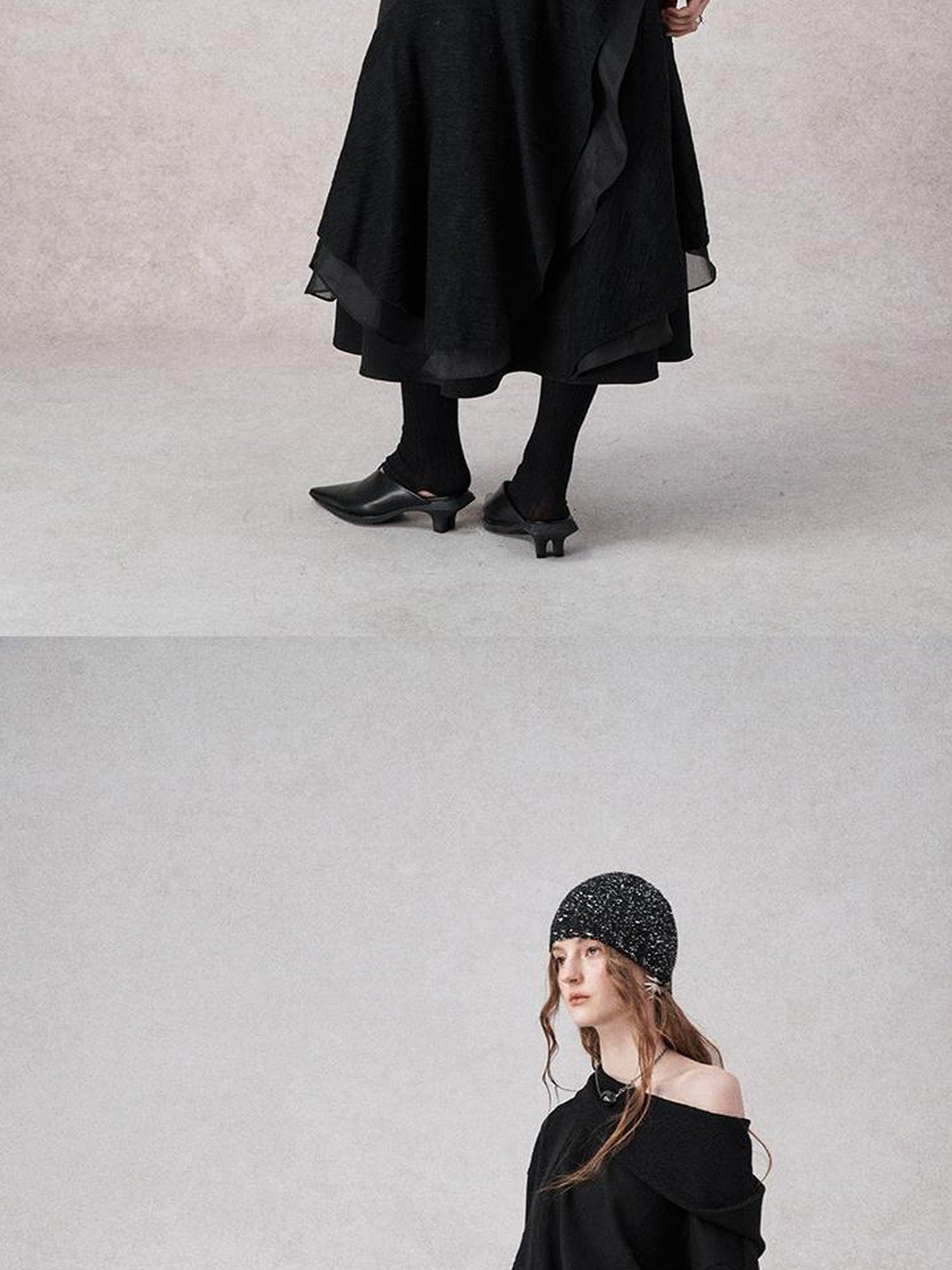 AnnoMundi Layered A Line Sheer Skirt