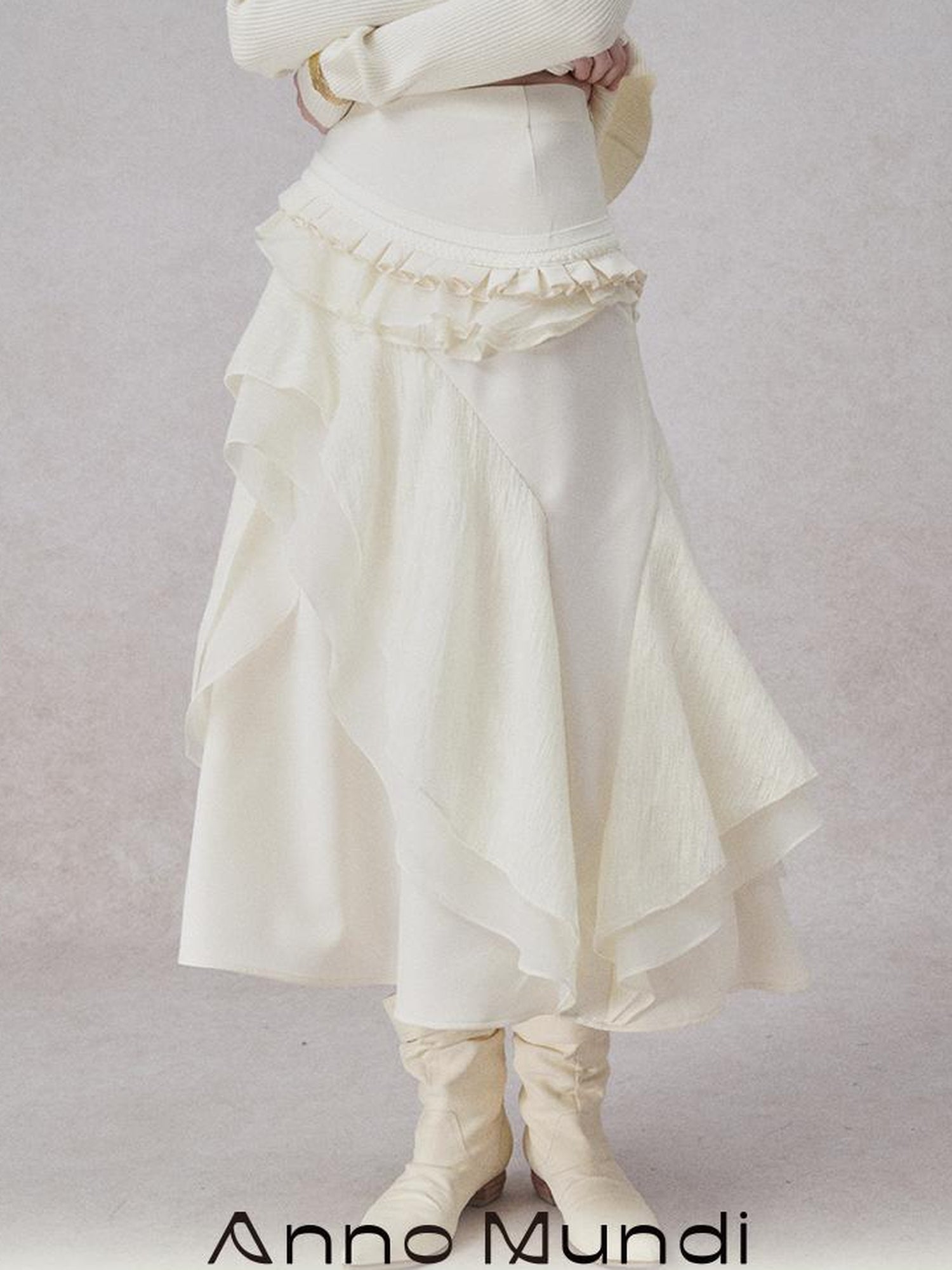 AnnoMundi Layered A Line Sheer Skirt