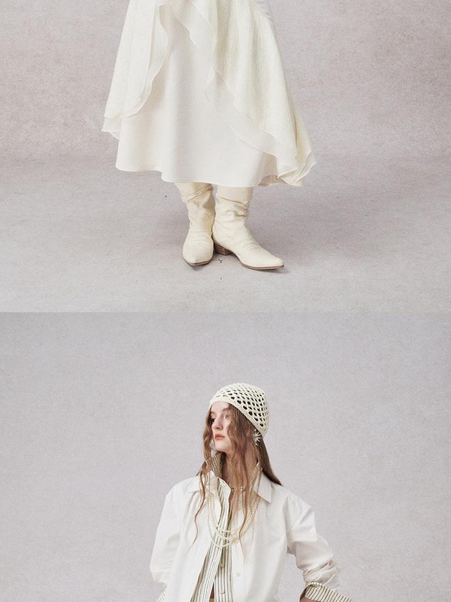 AnnoMundi Layered A Line Sheer Skirt