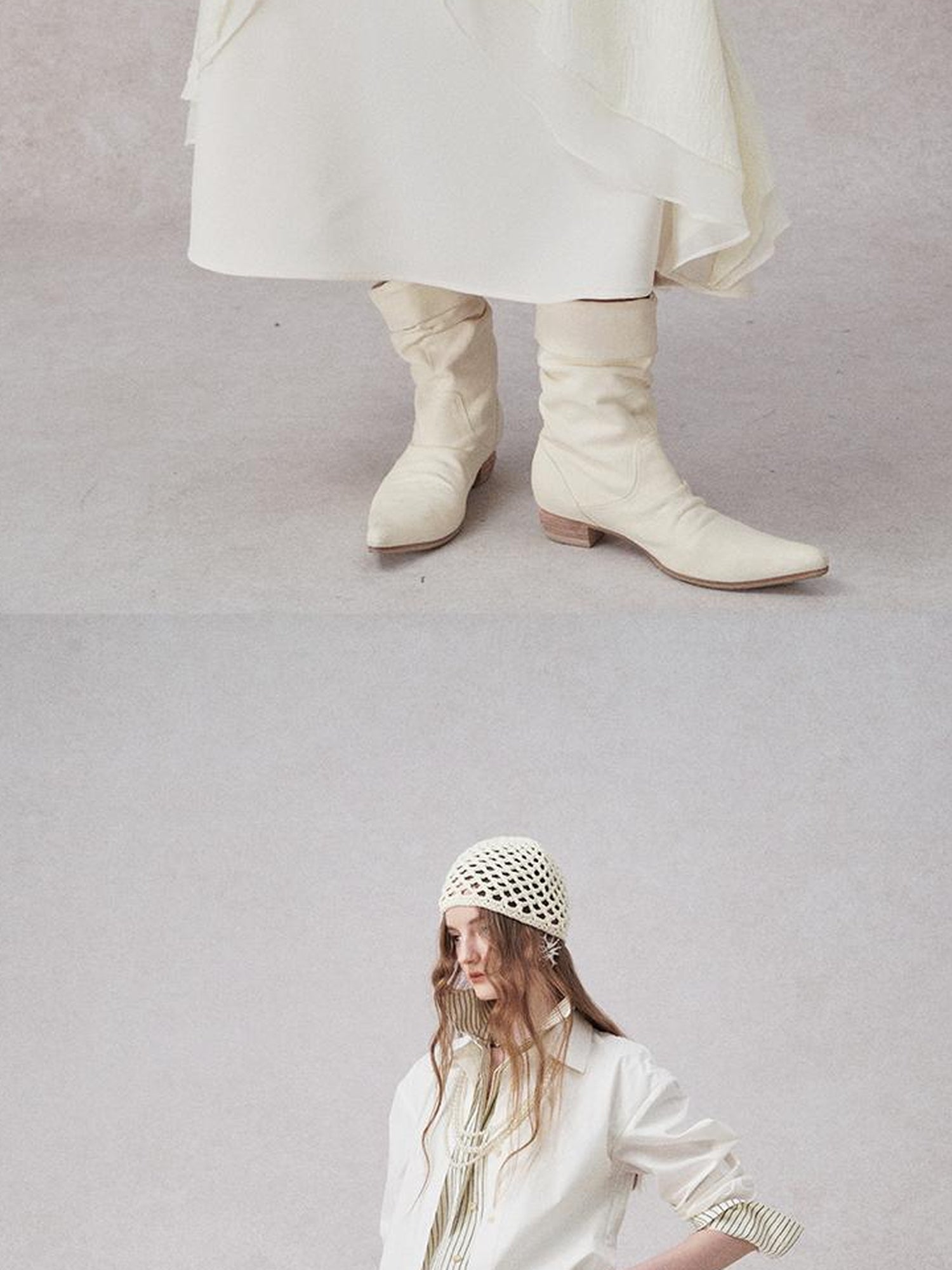 AnnoMundi Layered A Line Sheer Skirt