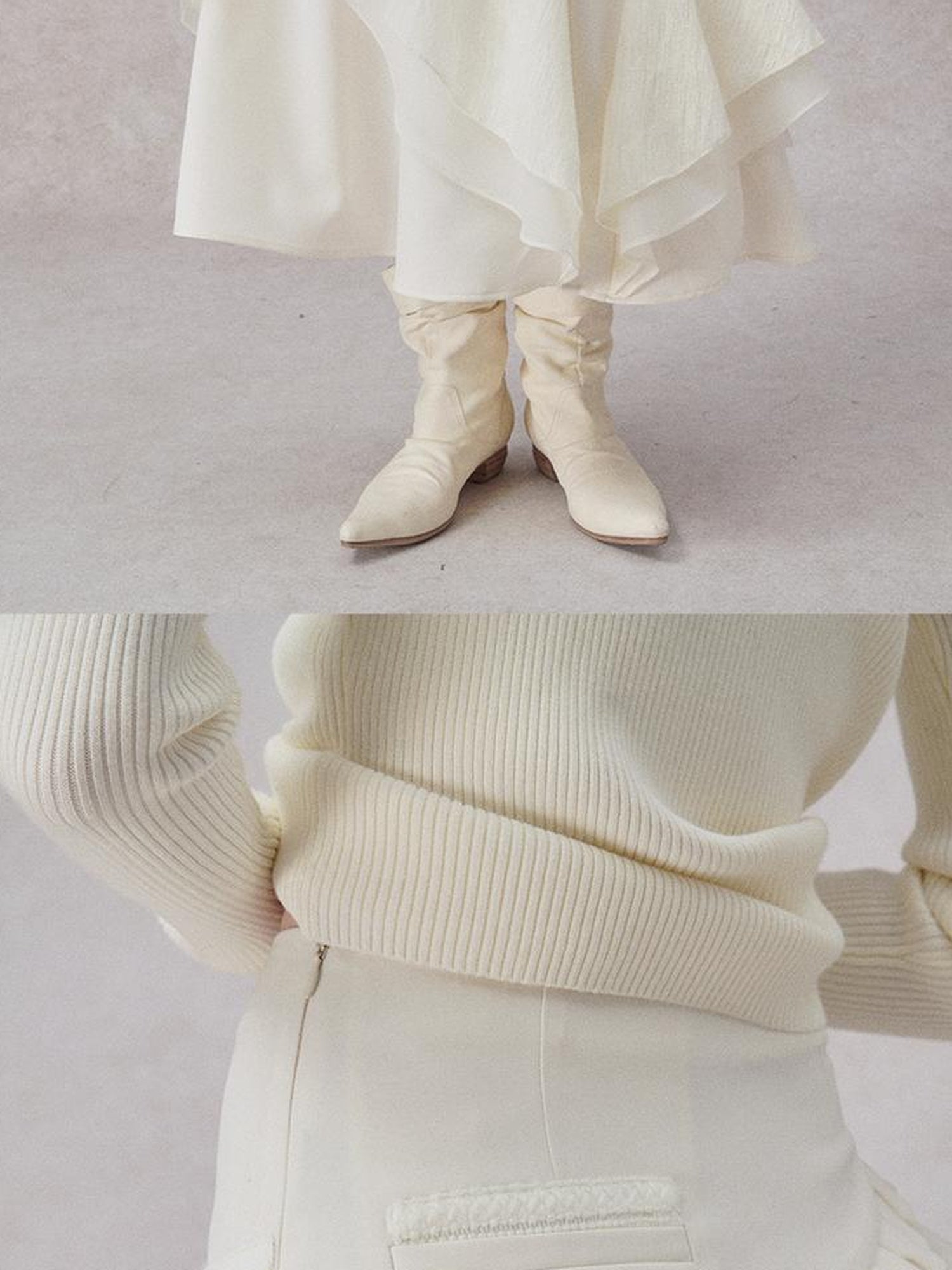 AnnoMundi Layered A Line Sheer Skirt