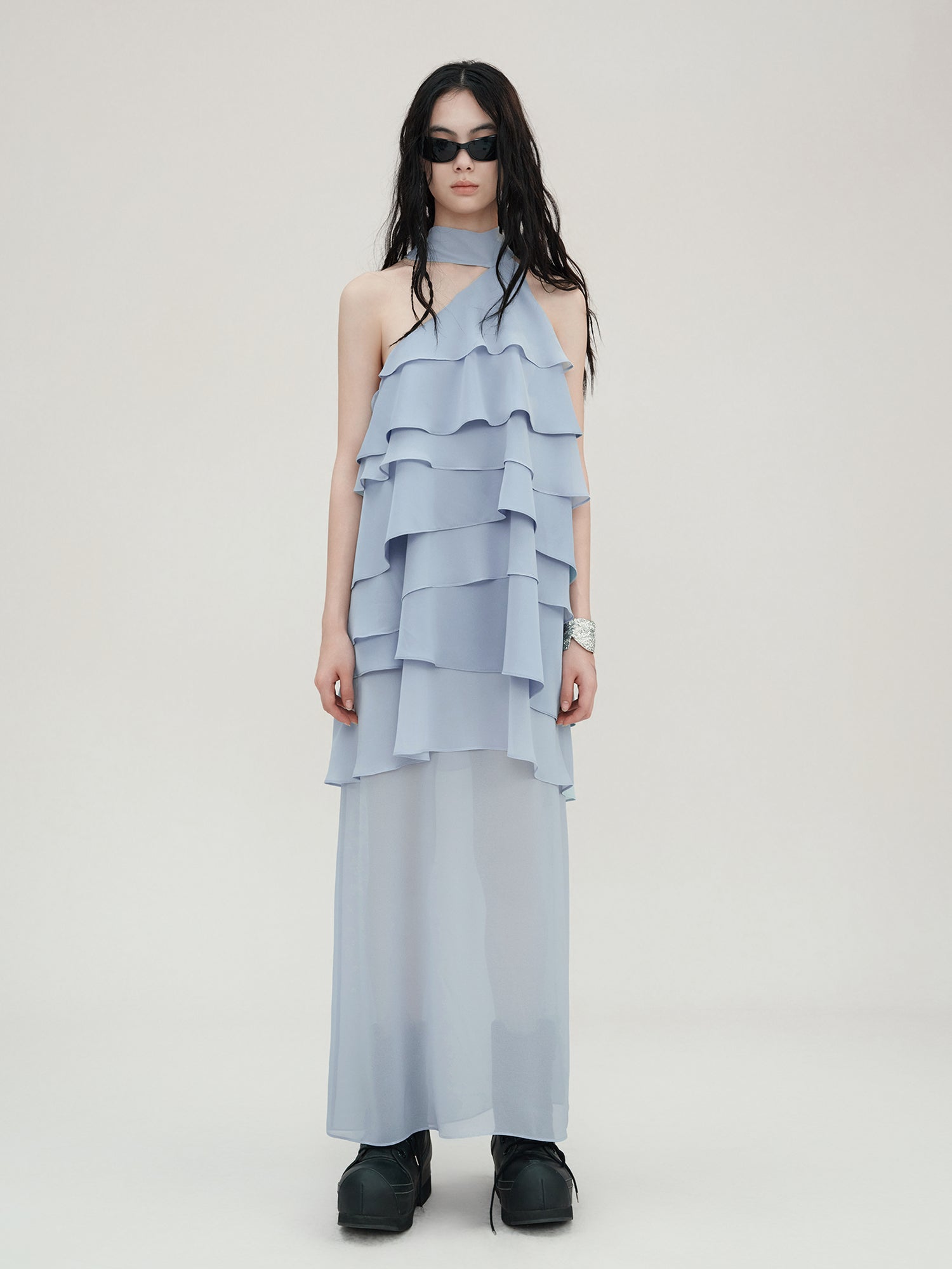 AnnoMundi Layered Wing Sheer Vacation Dress