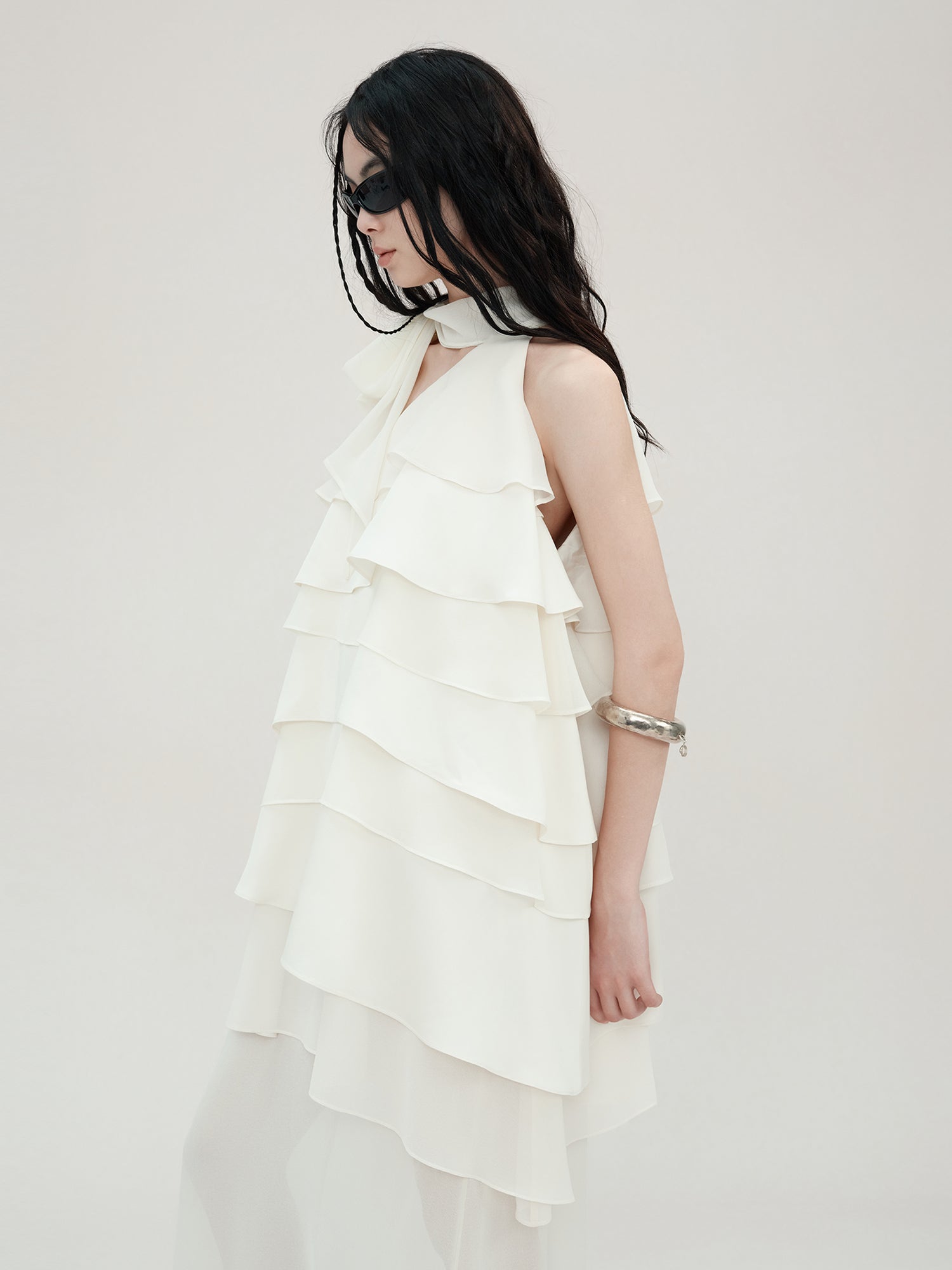 AnnoMundi Layered Wing Sheer Vacation Dress