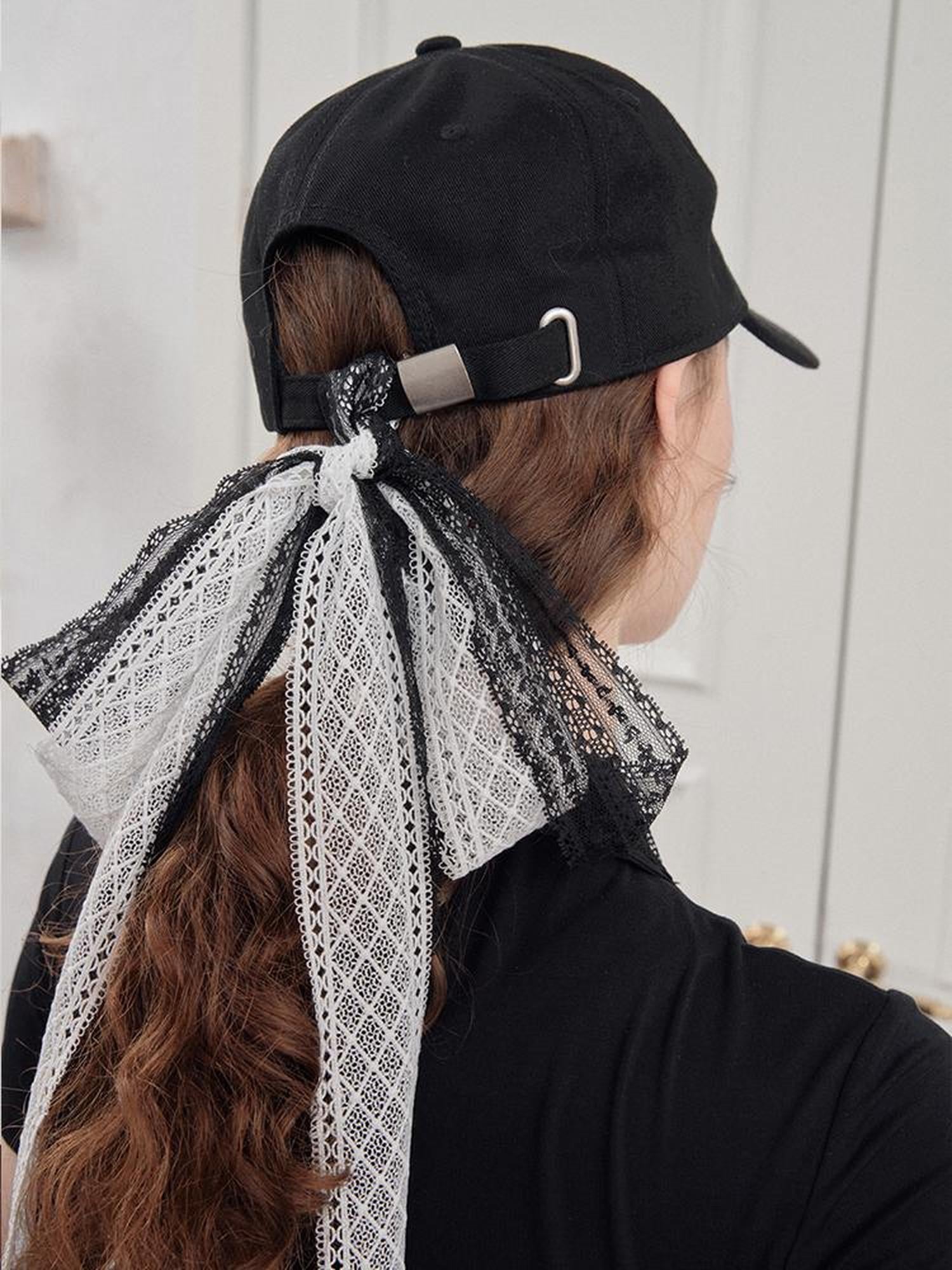 AnnoMundi Lightweight Lace Up Baseball Cap With Wide Brim