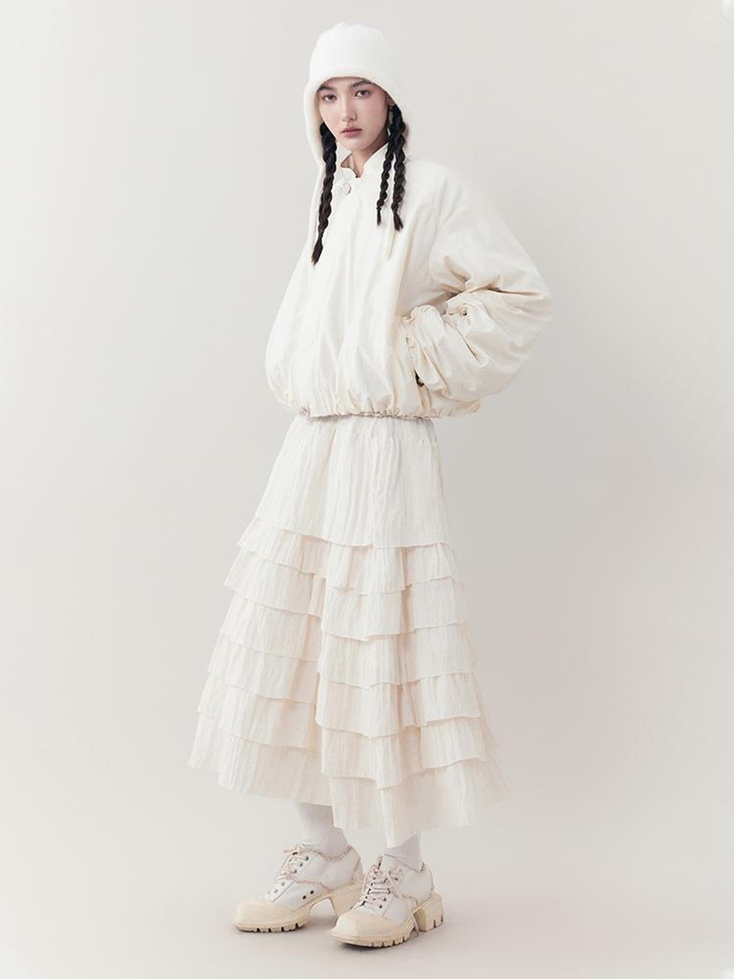 AnnoMundi Lightweight Pleated Short Jacket