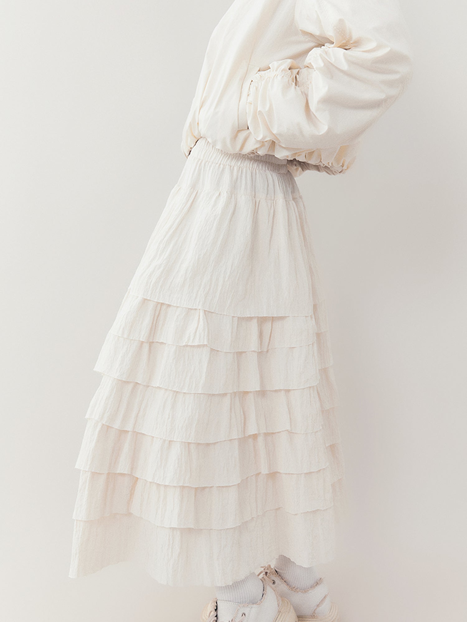 AnnoMundi Lightweight Pleated Short Jacket