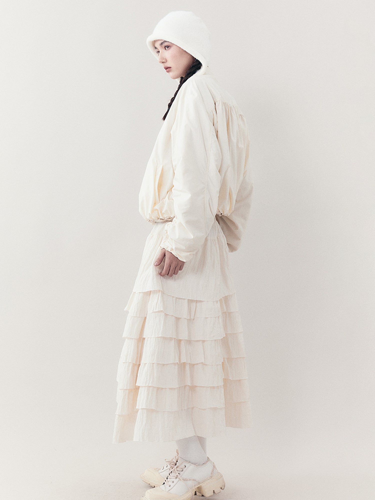 AnnoMundi Lightweight Pleated Short Jacket