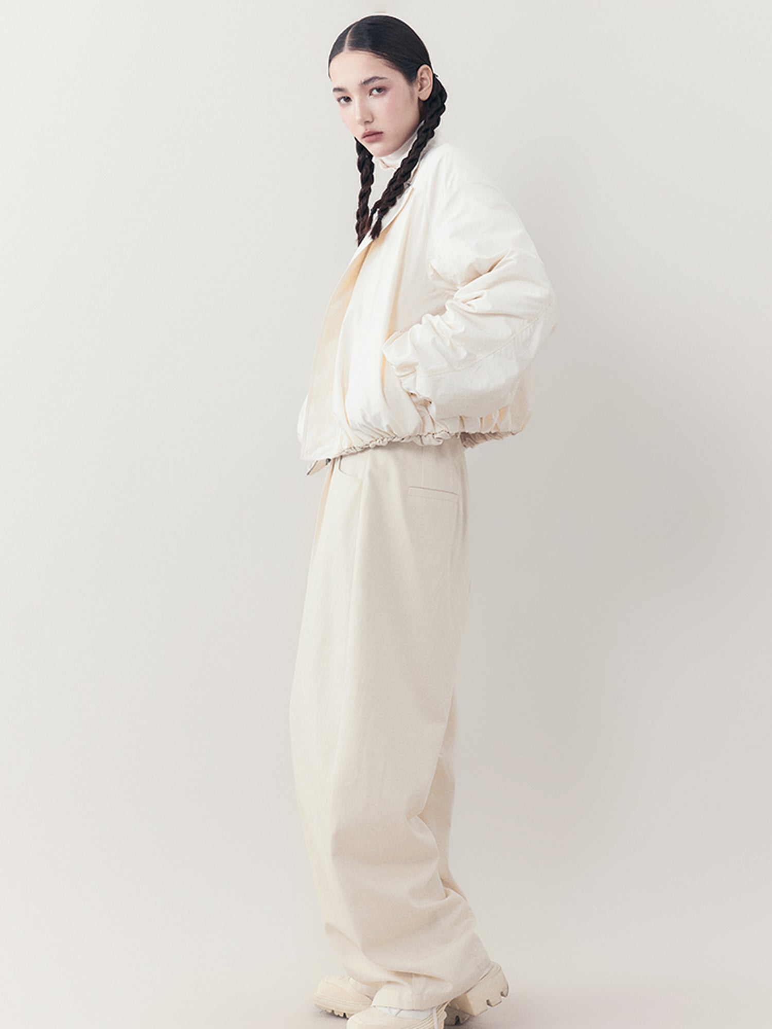 AnnoMundi Lightweight Pleated Short Jacket