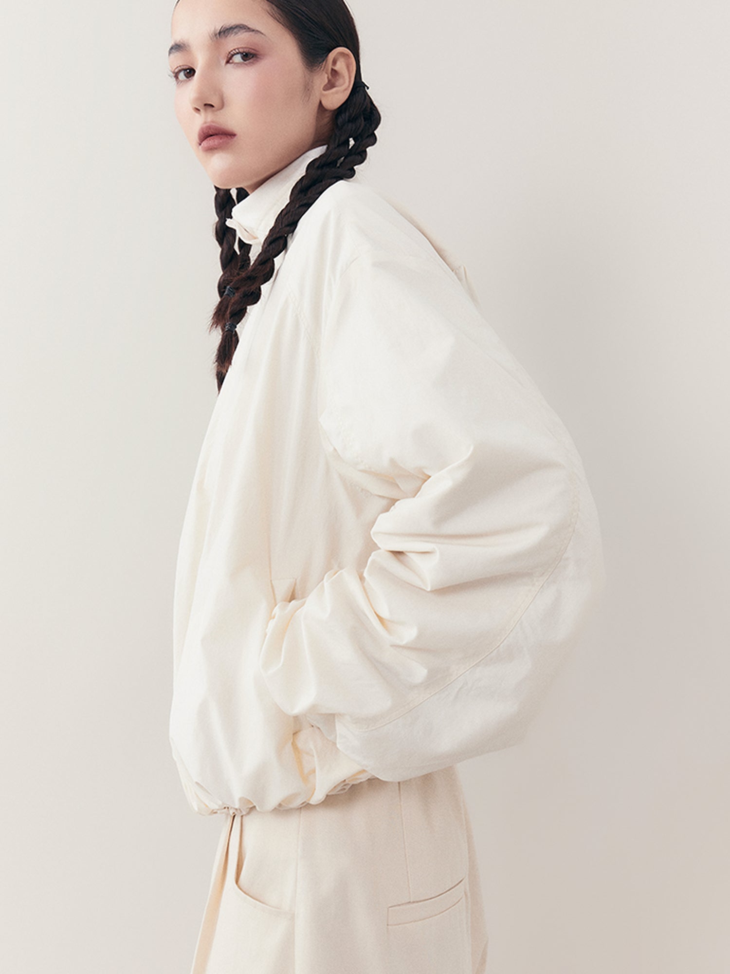 AnnoMundi Lightweight Pleated Short Jacket