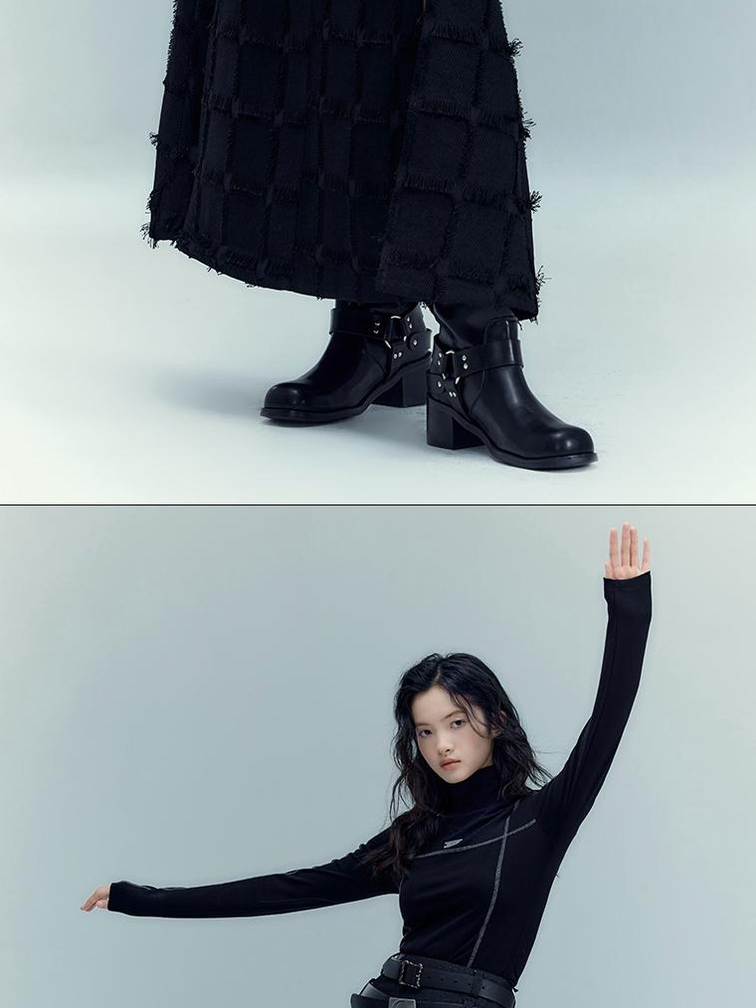 AnnoMundi Metal Head Black Belt For Elevated Style