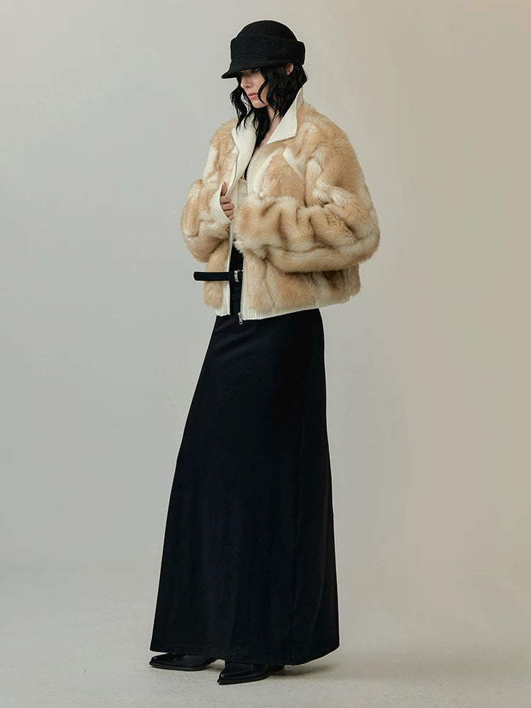 AnnoMundi Minimalist Colorblock Slim X Silhouette Cotton Blend City Commute Maxi Dresses