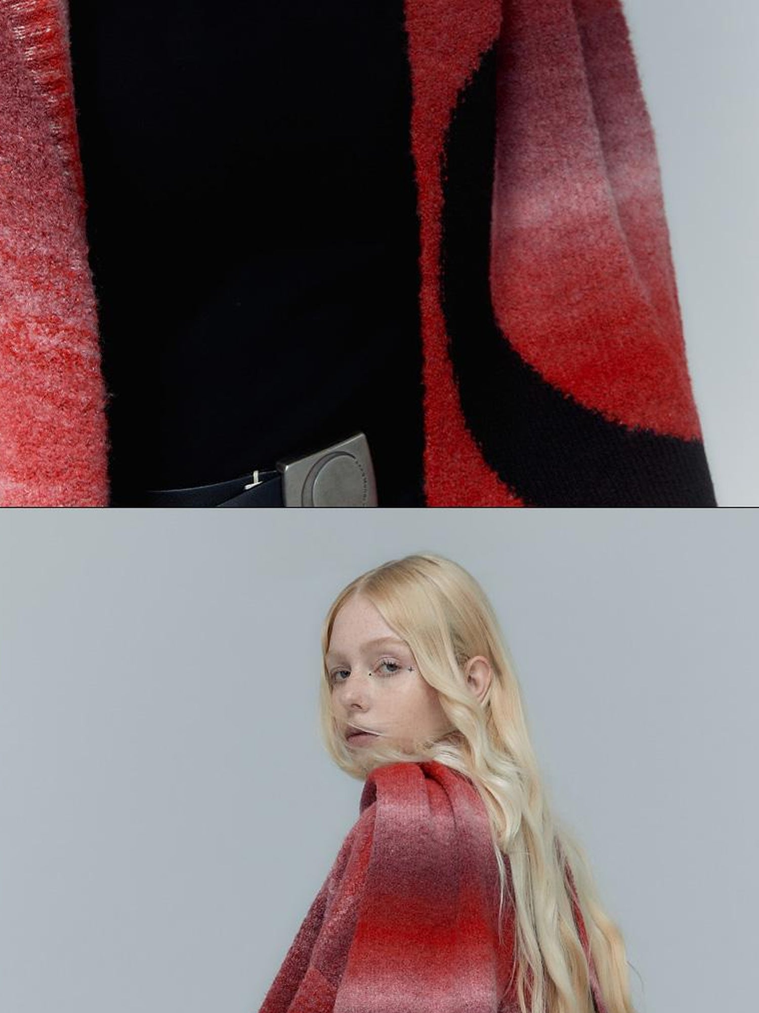 AnnoMundi Moon Phase Gradient Jacquard Scarf