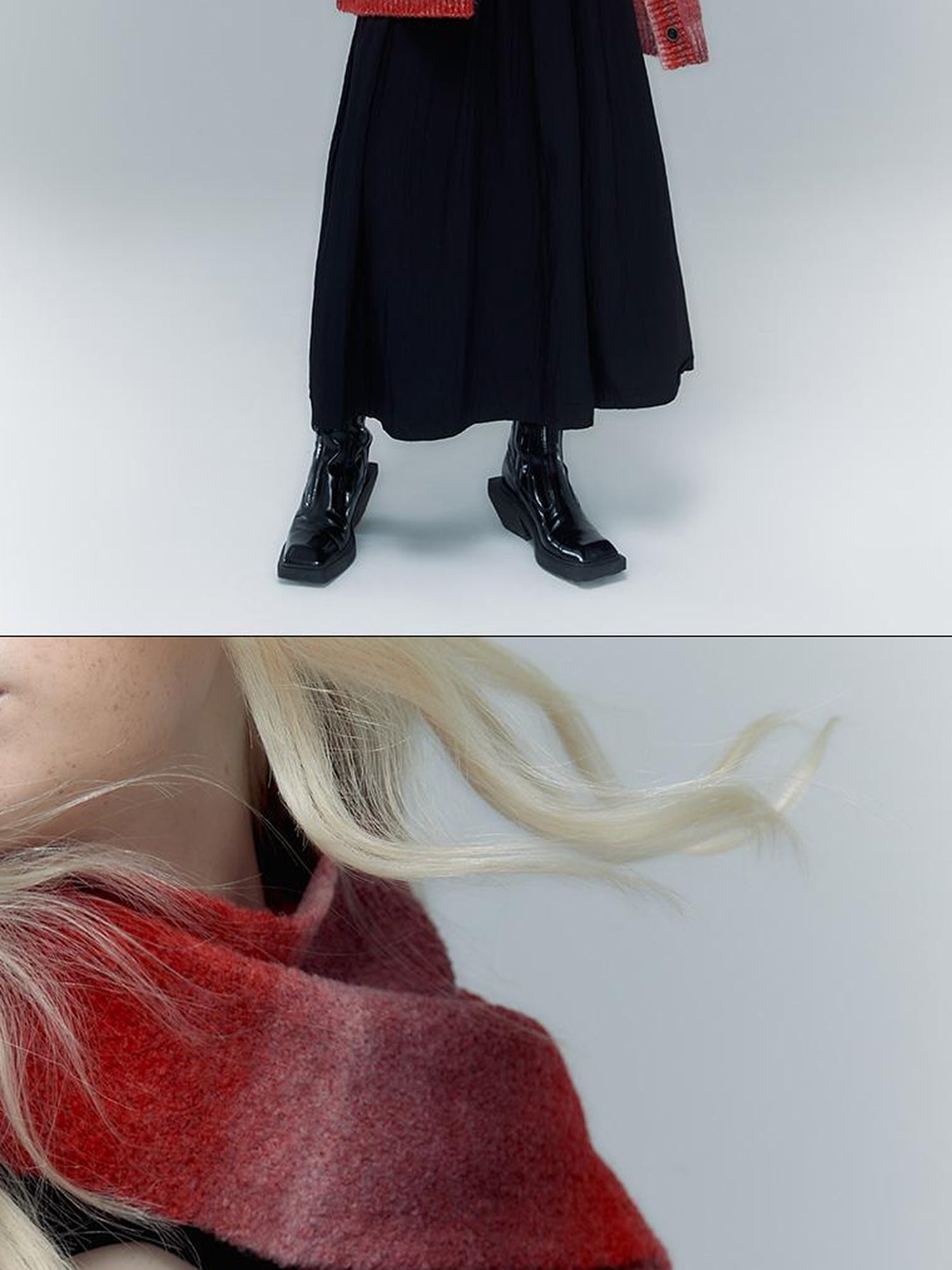 AnnoMundi Moon Phase Gradient Jacquard Scarf