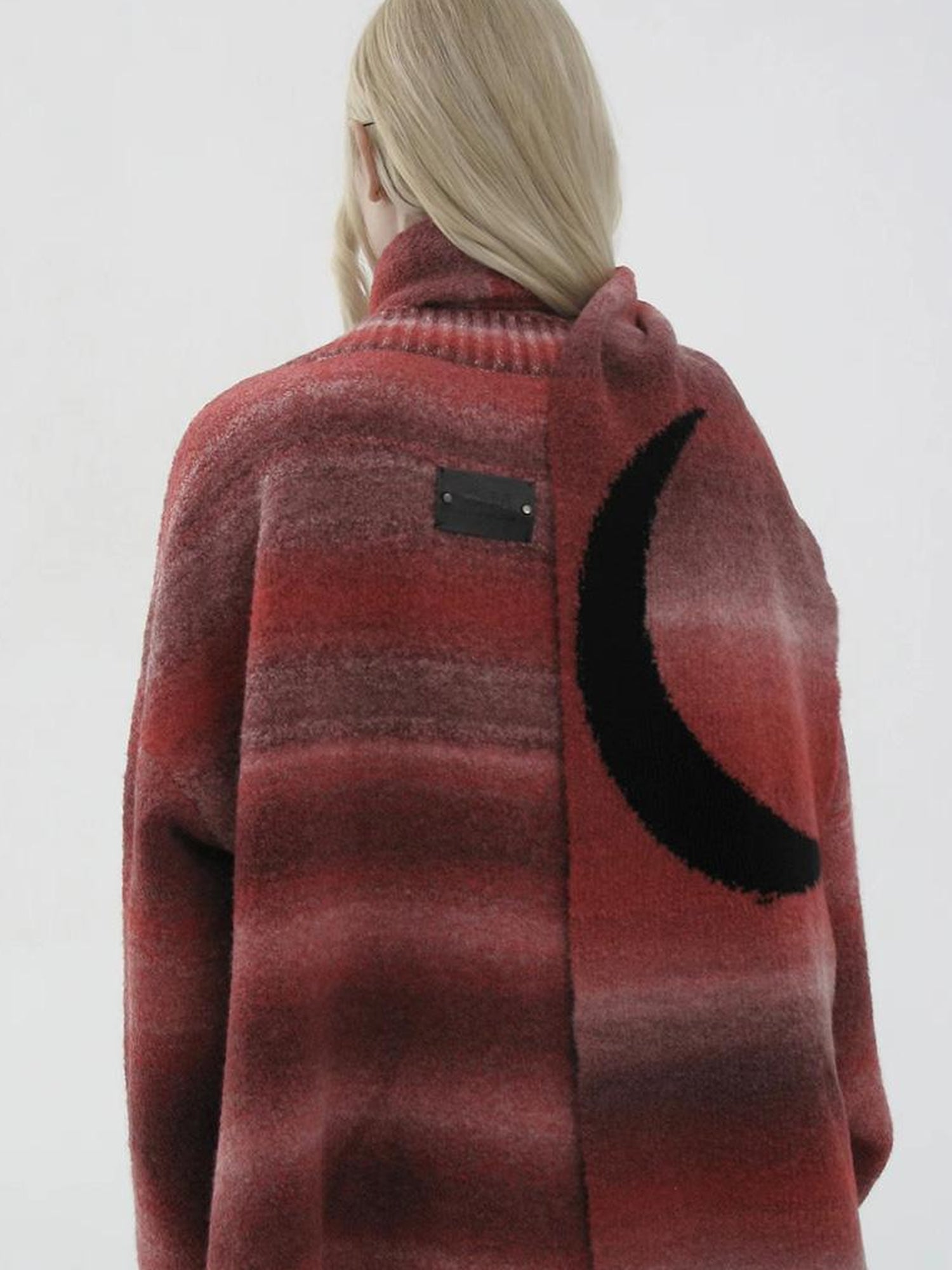 AnnoMundi Moon Phase Gradient Jacquard Scarf