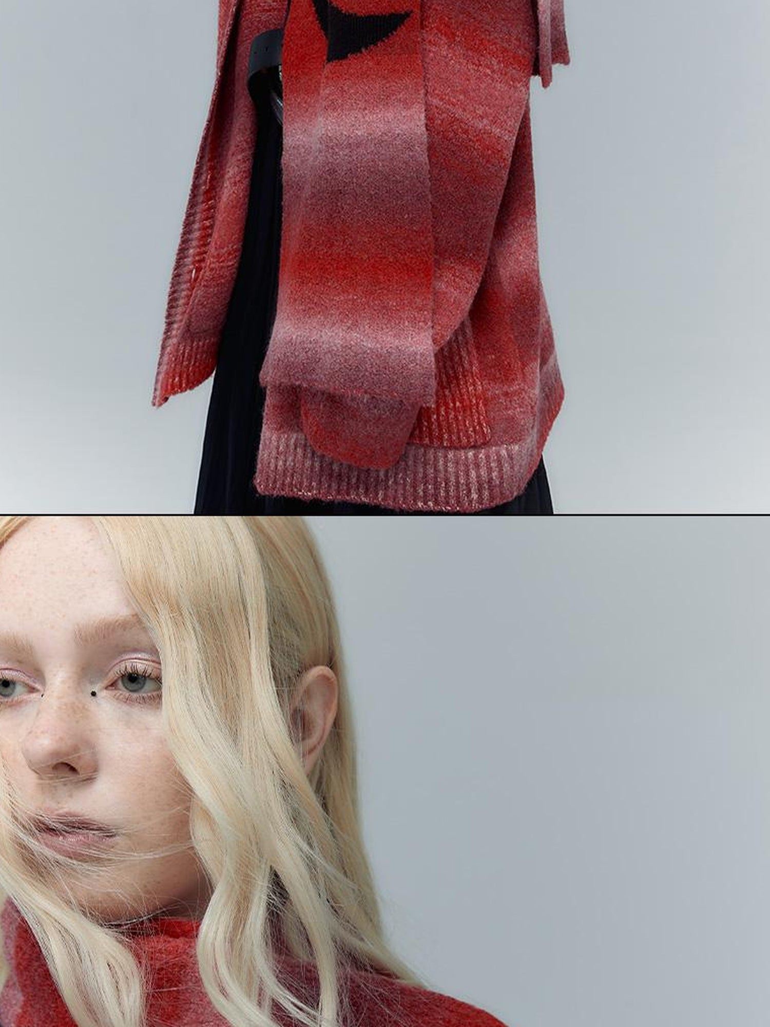 AnnoMundi Moon Phase Gradient Jacquard Scarf