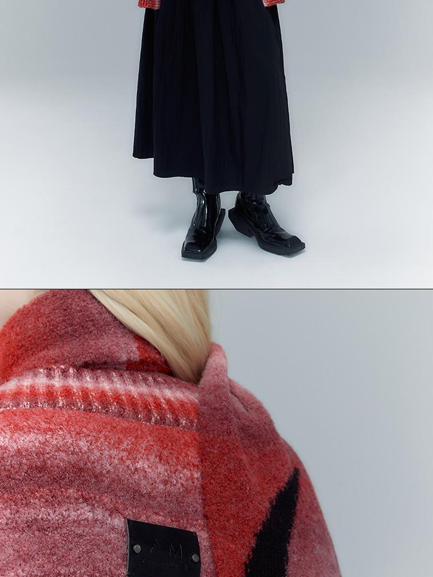 AnnoMundi Moon Phase Gradient Jacquard Scarf