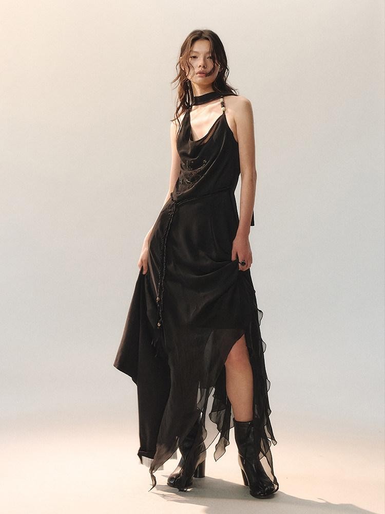 AnnoMundi Moon Shadow Star Beaded Embroidery Women&
