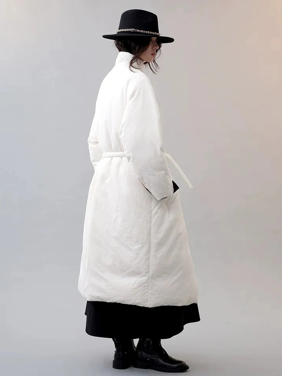 AnnoMundi Oversized Lapel Goose Down Coat Down Jacket