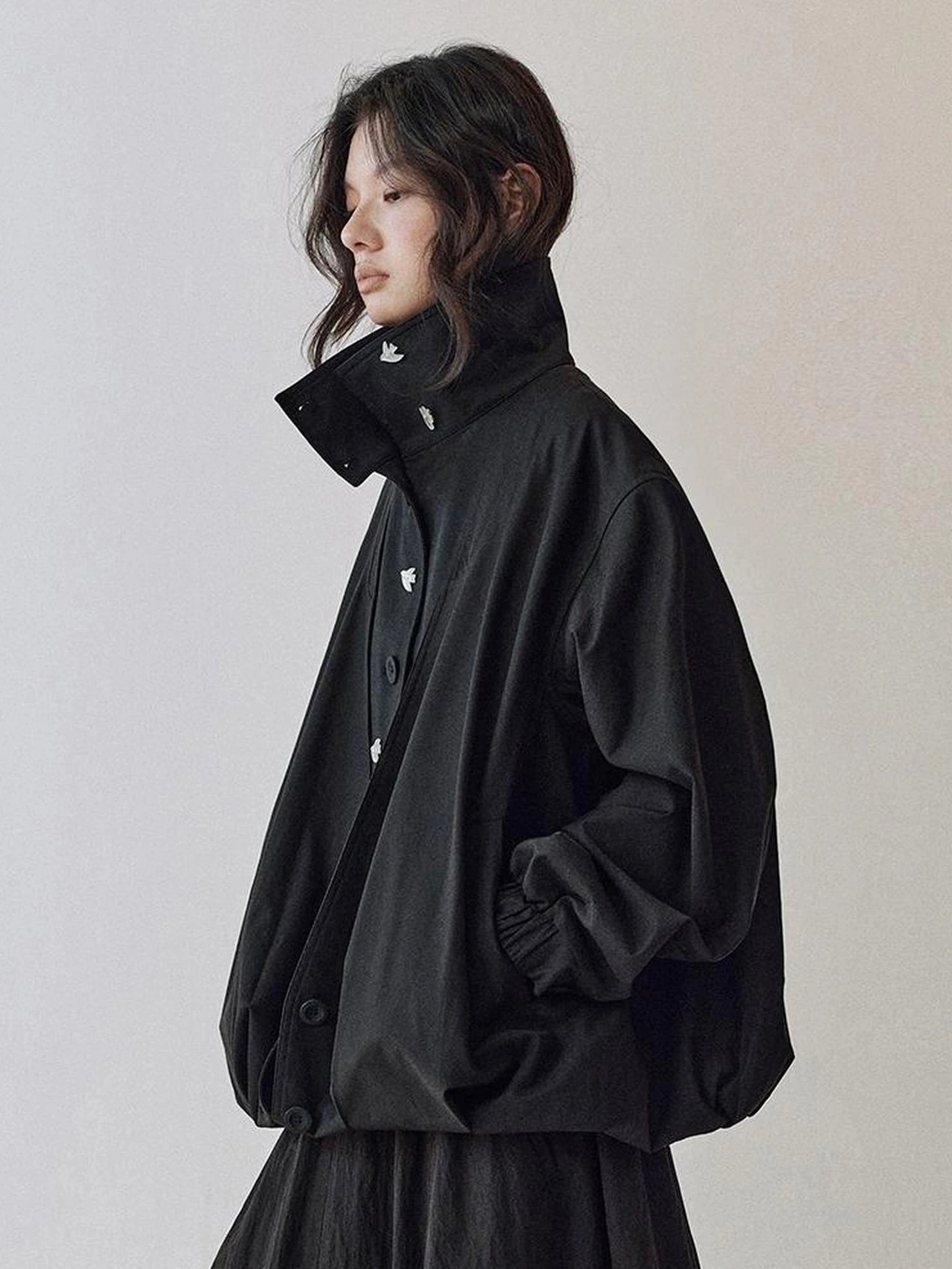 AnnoMundi Pleated Deconstructed Workwear Jacket Jacket