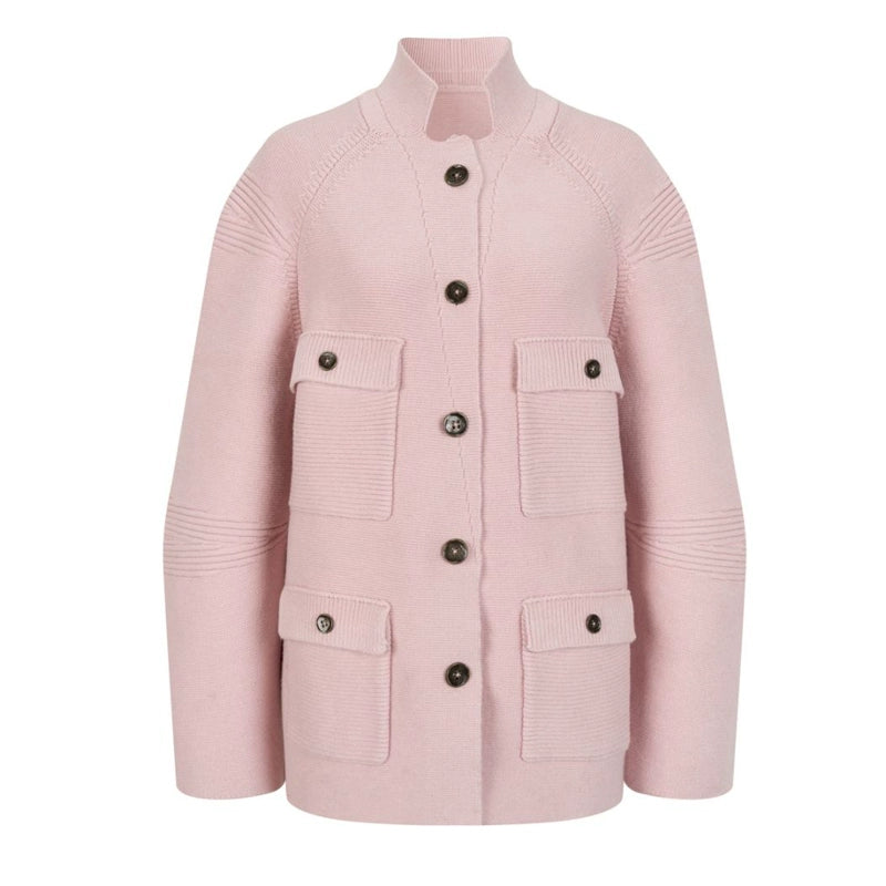 AnnoMundi_Relaxed_Stand_Collar_Knit_Cardigan_Drop_Shoulder_Loose_Fit_MISSTT