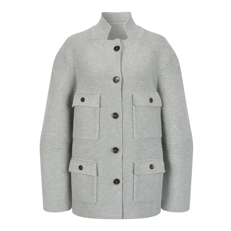 AnnoMundi_Relaxed_Stand_Collar_Knit_Cardigan_Drop_Shoulder_Loose_Fit_MISSTT
