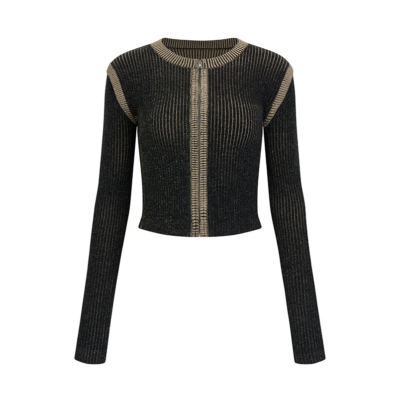 AnnoMundi_Retro_Slim_Fit_Short_Knit_Cardigan_MISSTT