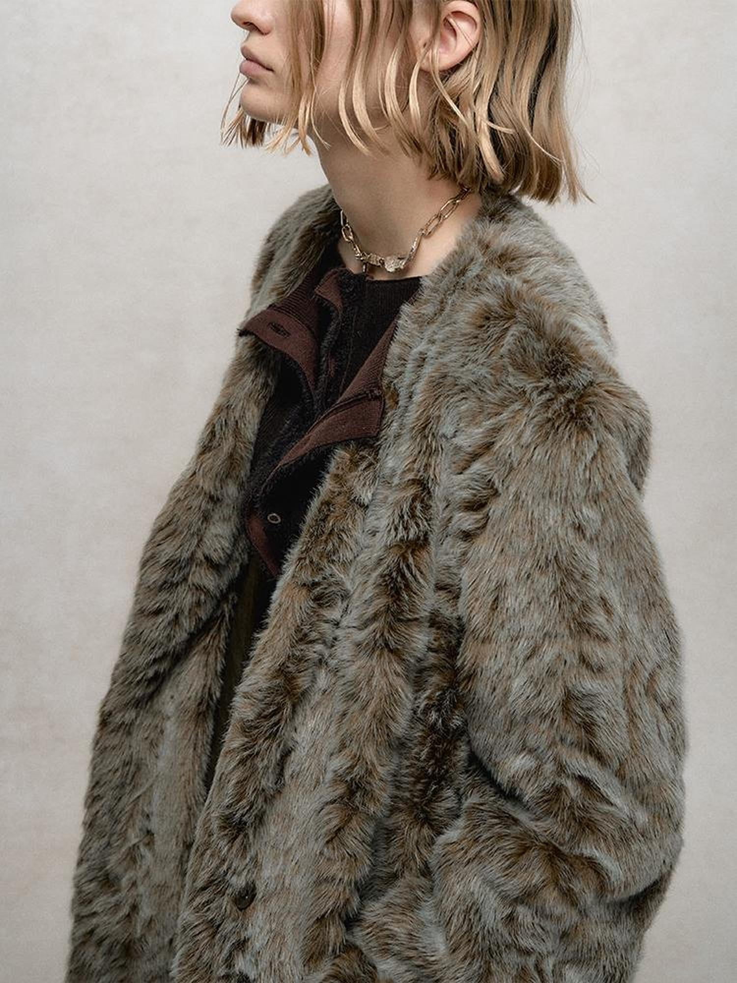 AnnoMundi Reversible Trench Coat With Contrast Collar