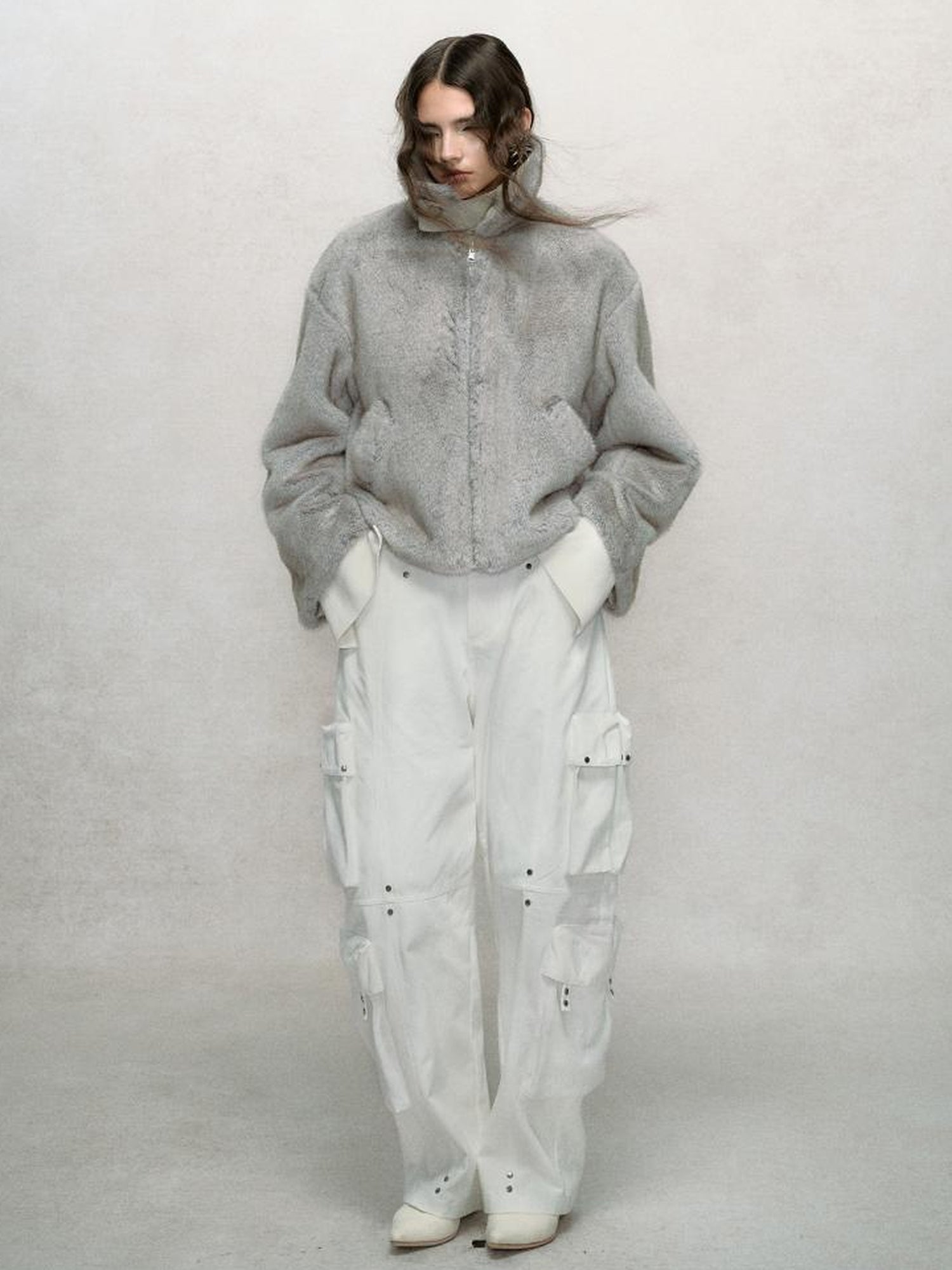 AnnoMundi Rivet Detail Cargo Pants With Punk Retro Style