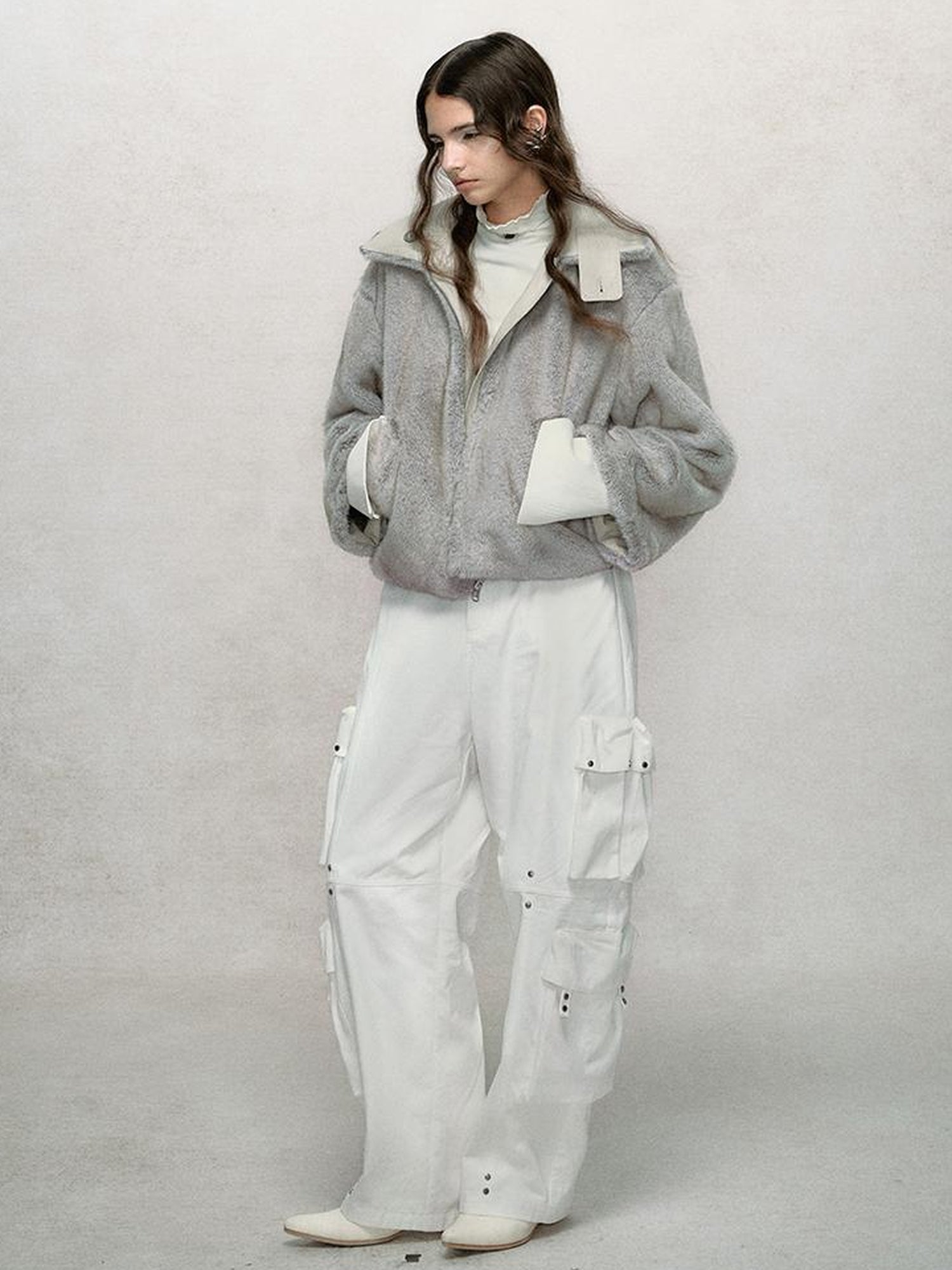 AnnoMundi Rivet Detail Cargo Pants With Punk Retro Style