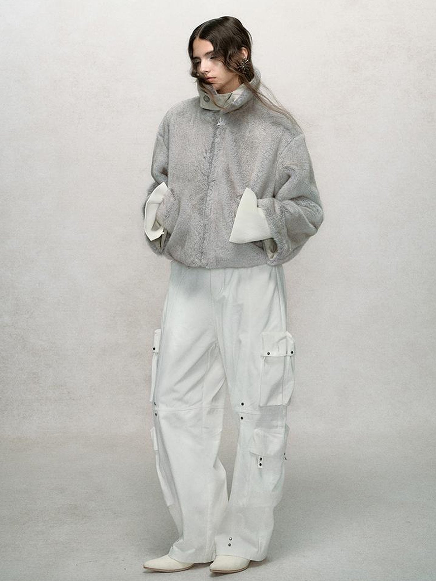 AnnoMundi Rivet Detail Cargo Pants With Punk Retro Style