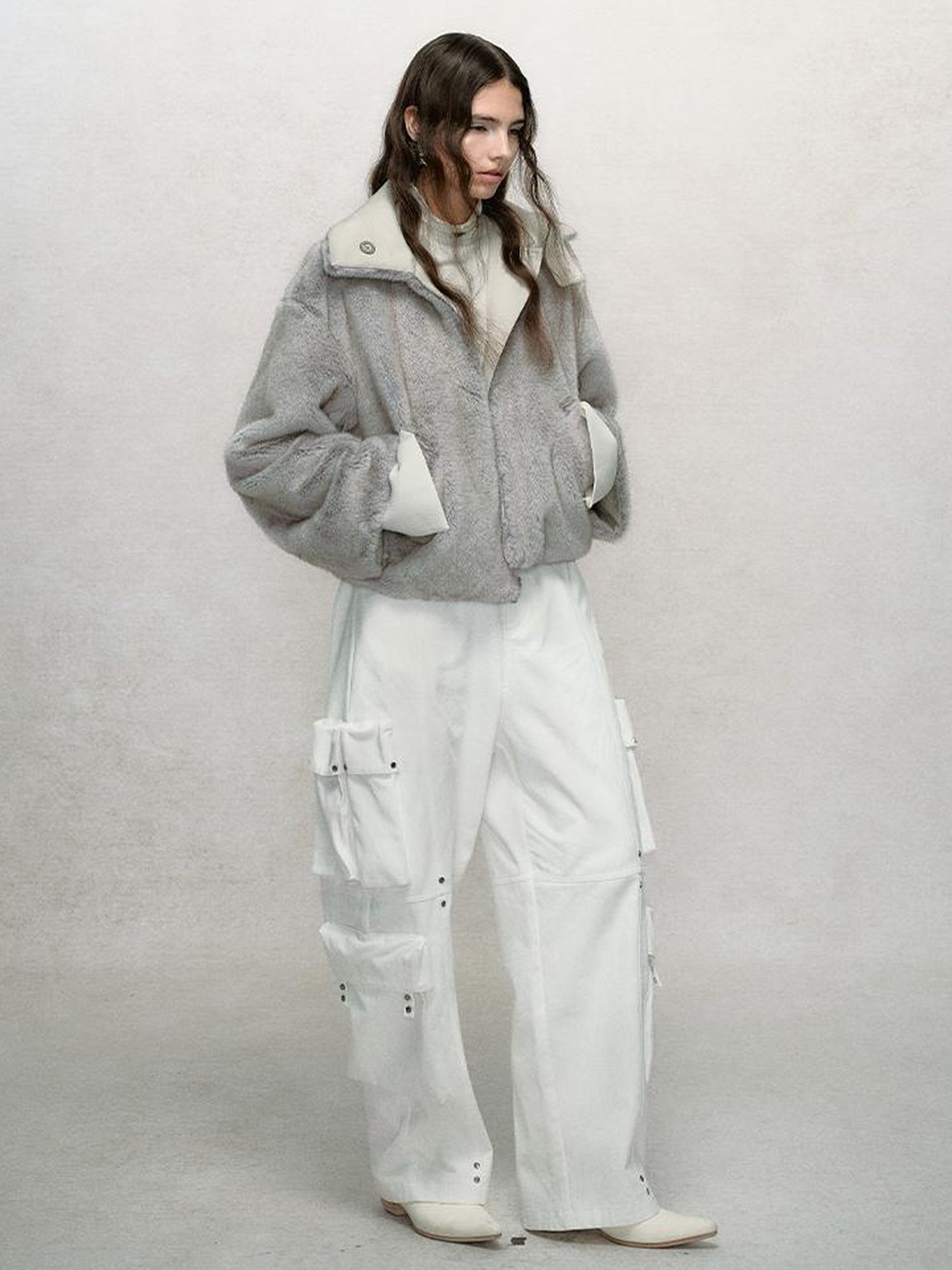 AnnoMundi Rivet Detail Cargo Pants With Punk Retro Style