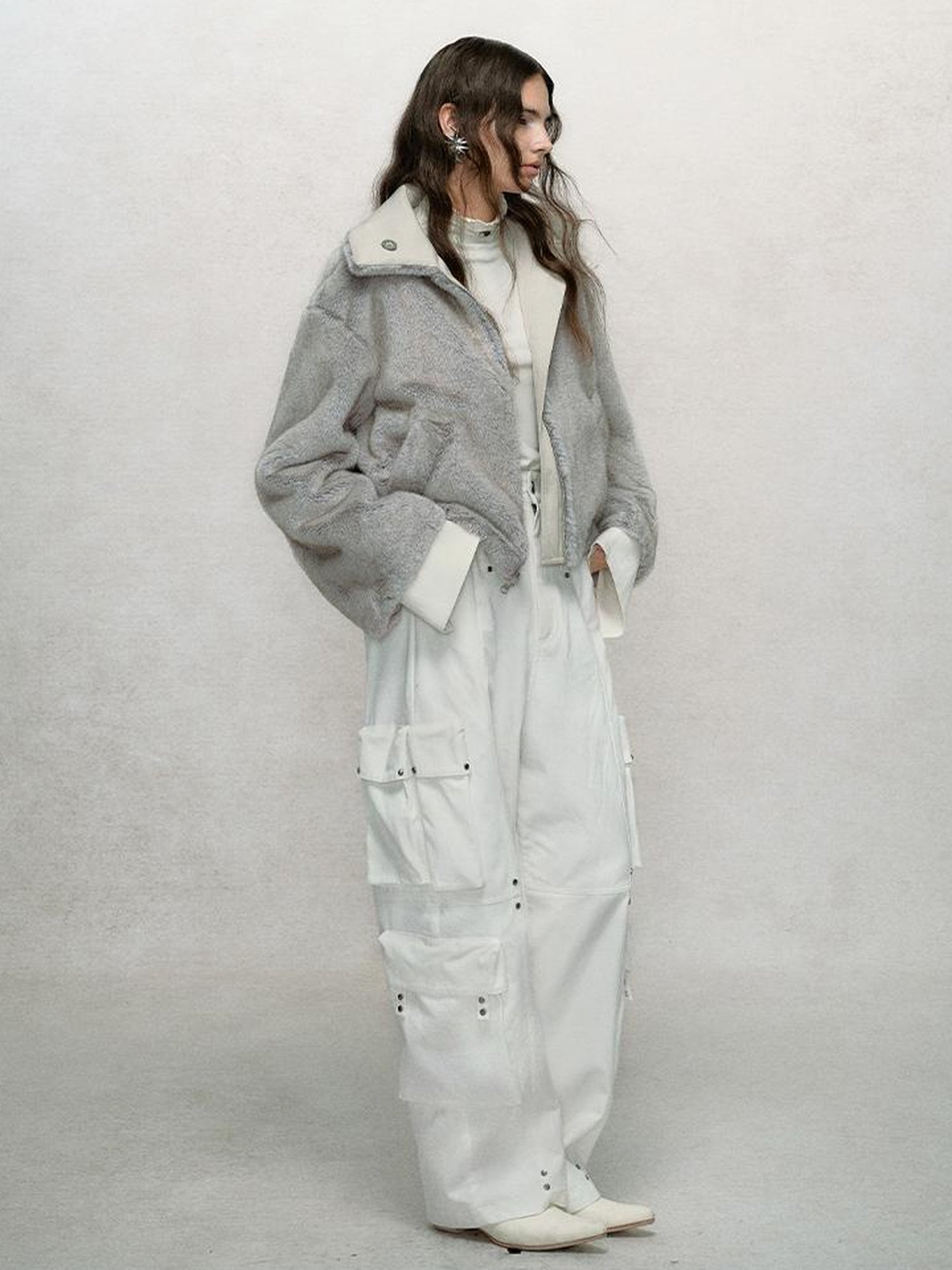 AnnoMundi Rivet Detail Cargo Pants With Punk Retro Style