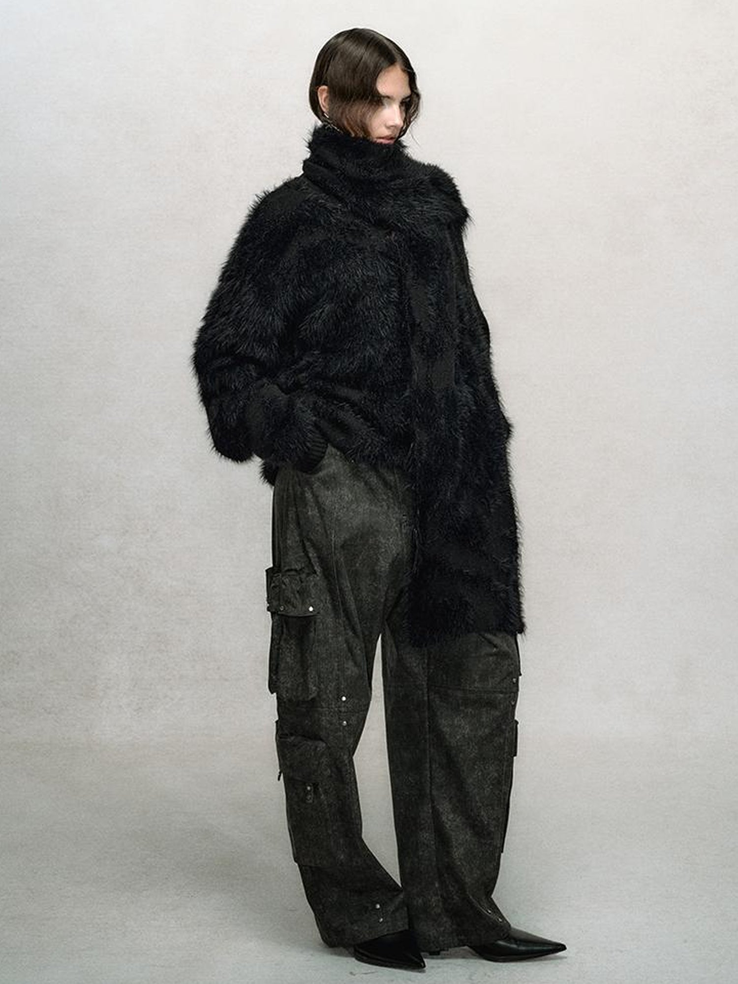 AnnoMundi Rivet Detail Cargo Pants With Punk Retro Style