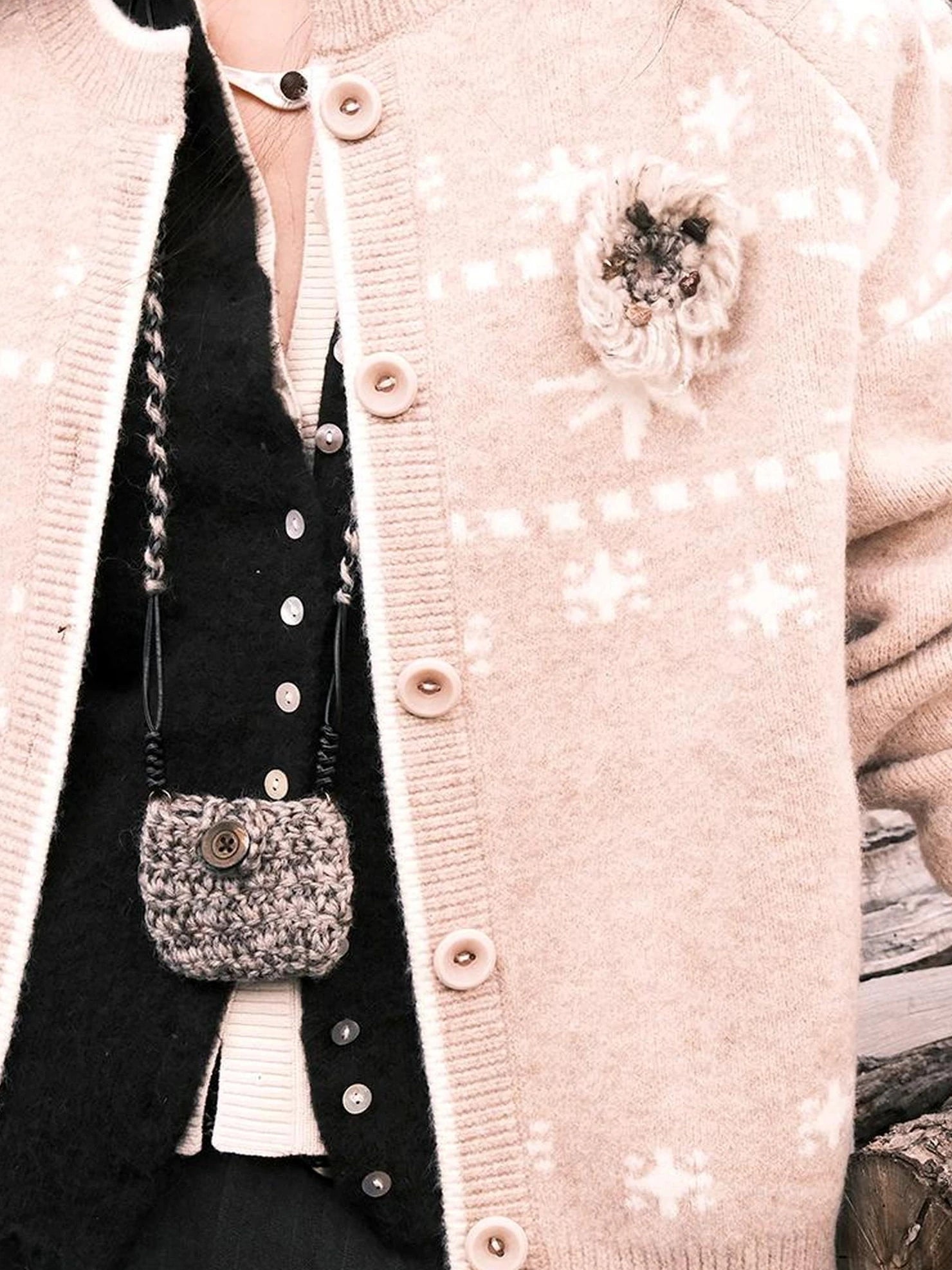 AnnoMundi Rooted Tides Crochet Case Necklace