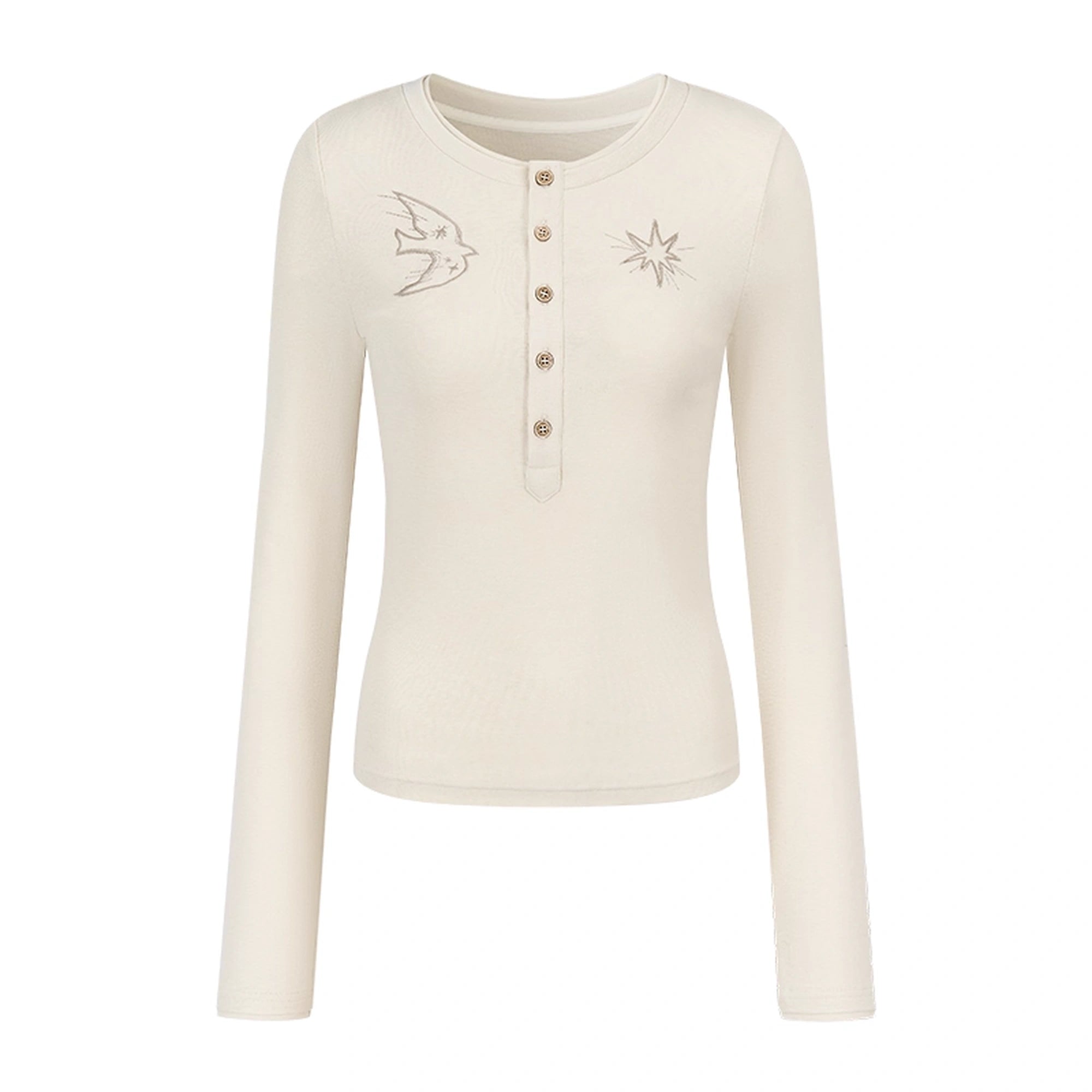 AnnoMundi_Rooted_Wings_Embroidered_V-neck_T-shirt_Long_Sleeve_MISSTT