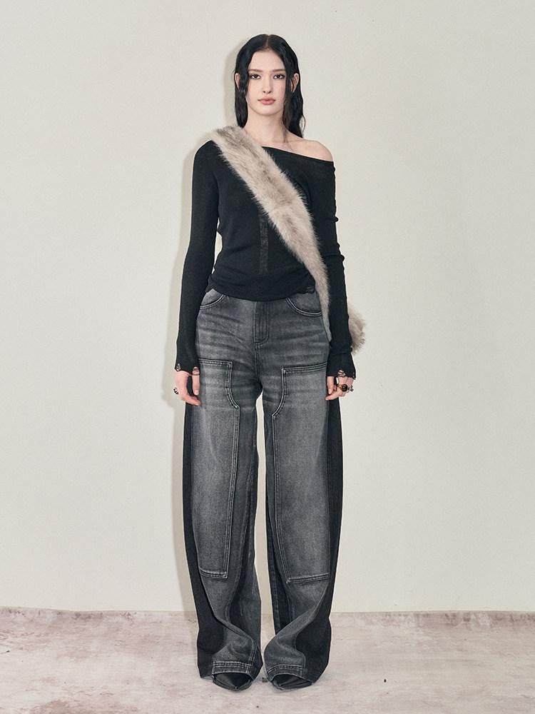 AnnoMundi Semi Sheer Lightweight Knit Nomad Crewneck Women&