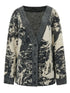 Shadow Bloom Loose Knit Cardigan Coat