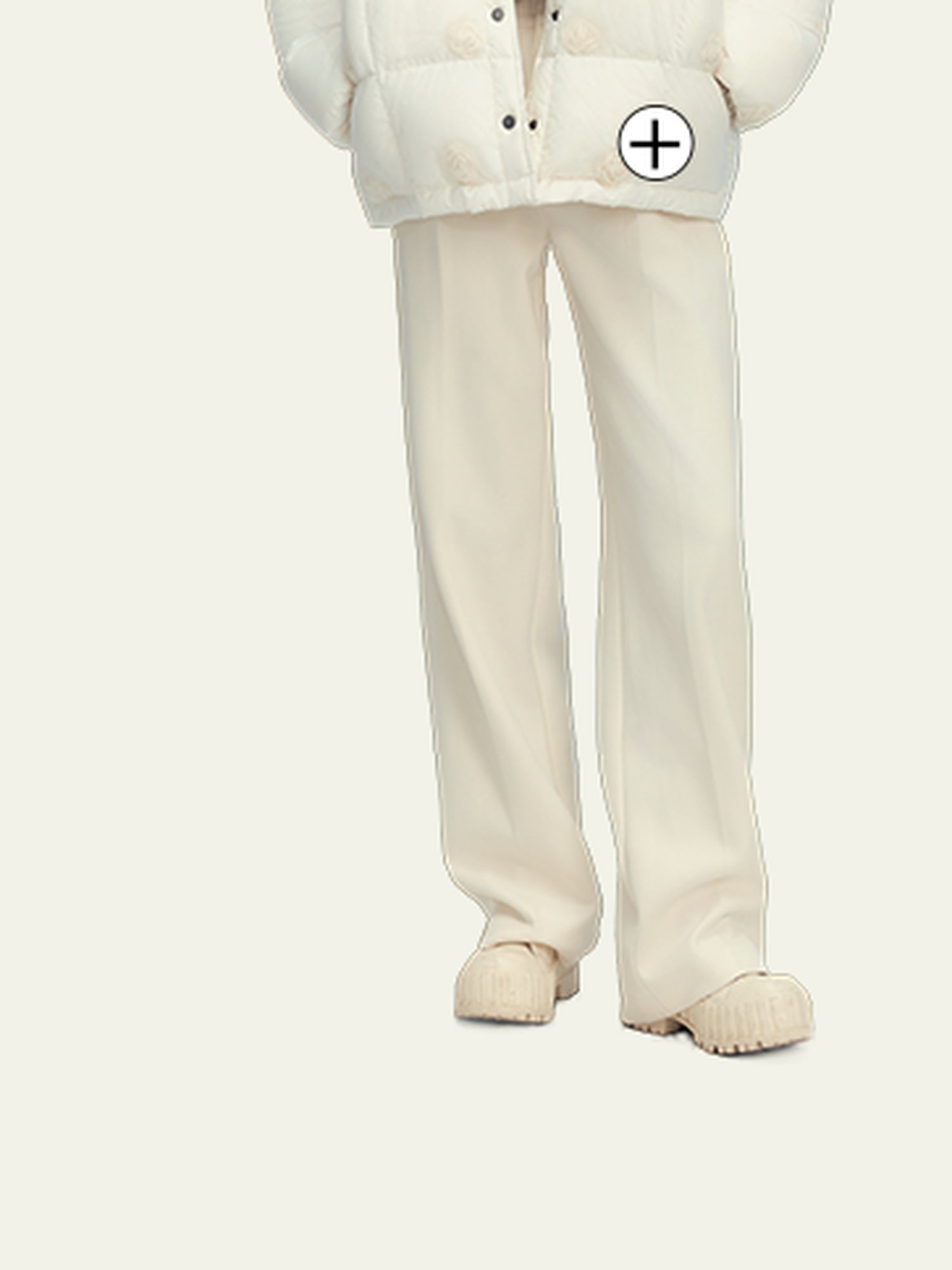 AnnoMundi Short Puffer Jacket With Dreamy Rose Fill