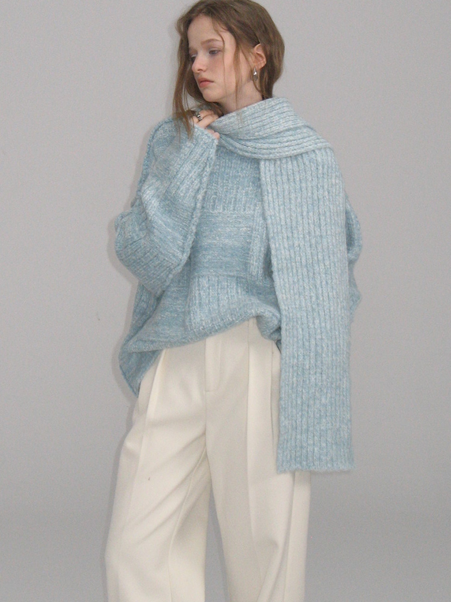 AnnoMundi Soft Alpaca Plush Winter Scarf