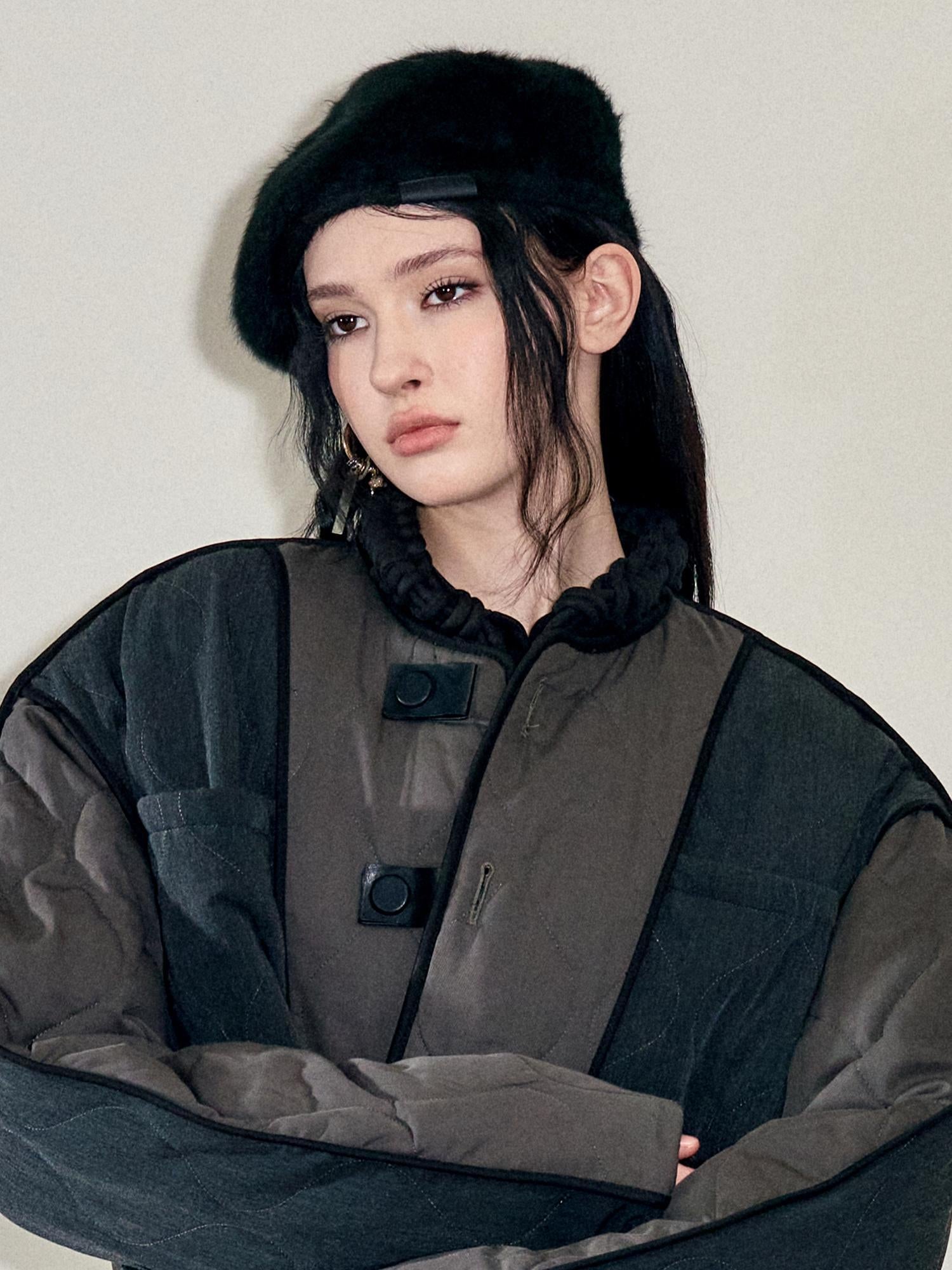 AnnoMundi Soft Fluffy Long Rabbit Hair Beret