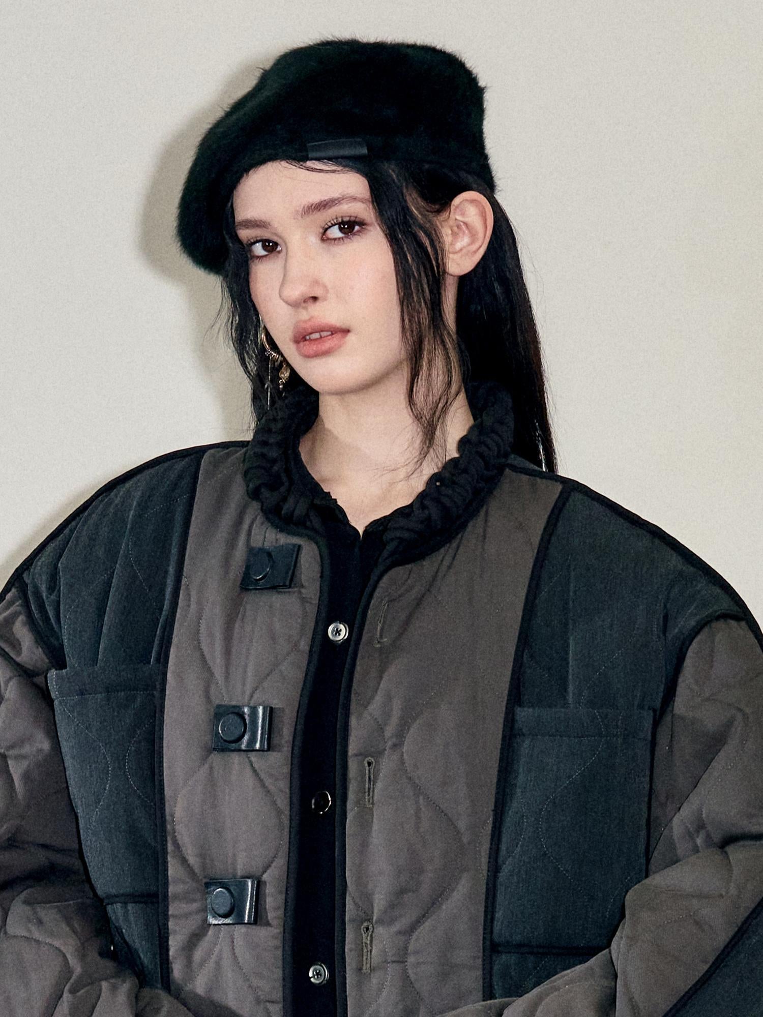 AnnoMundi Soft Fluffy Long Rabbit Hair Beret